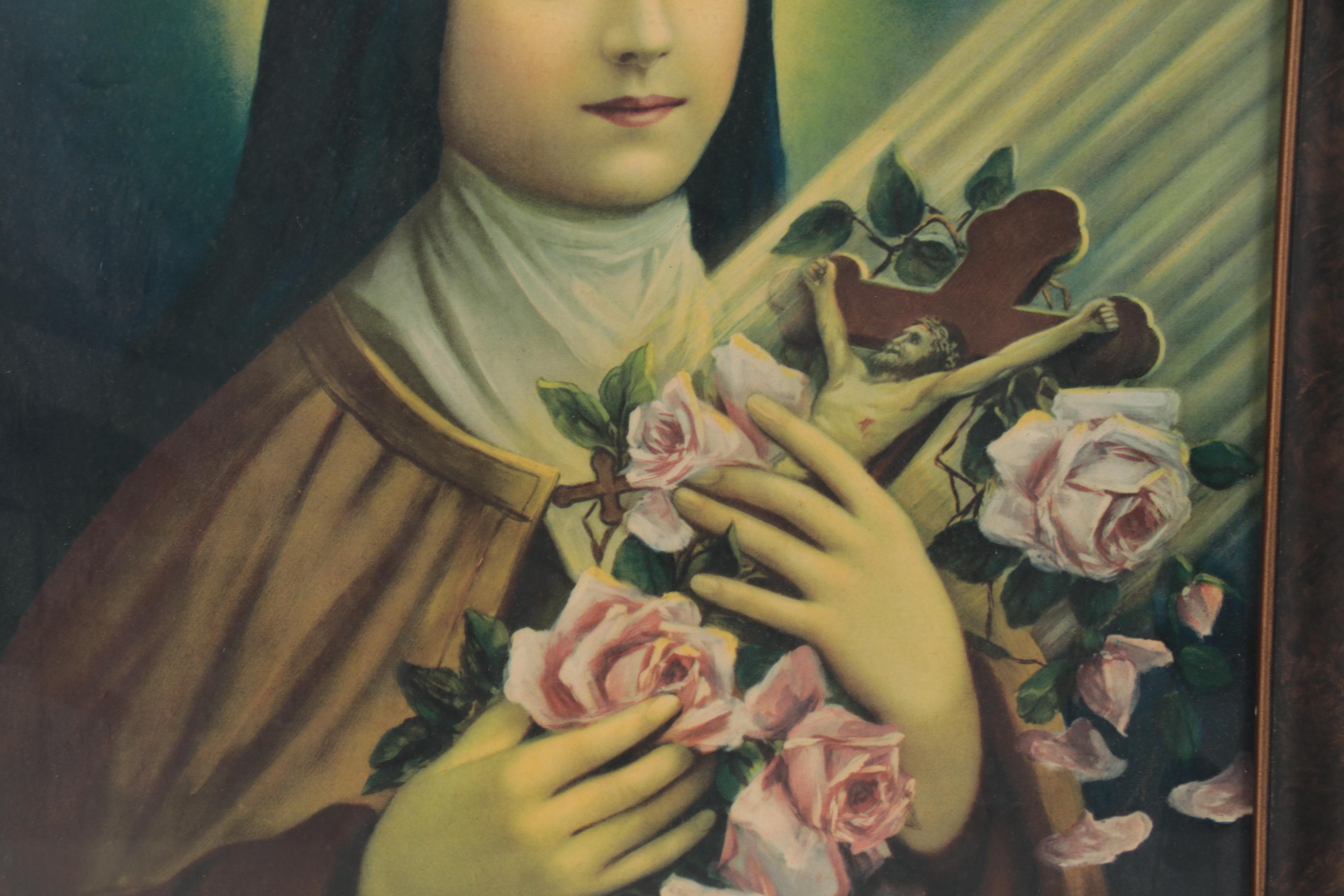 Offset Lithograph of St. Thérèse of Lisieux