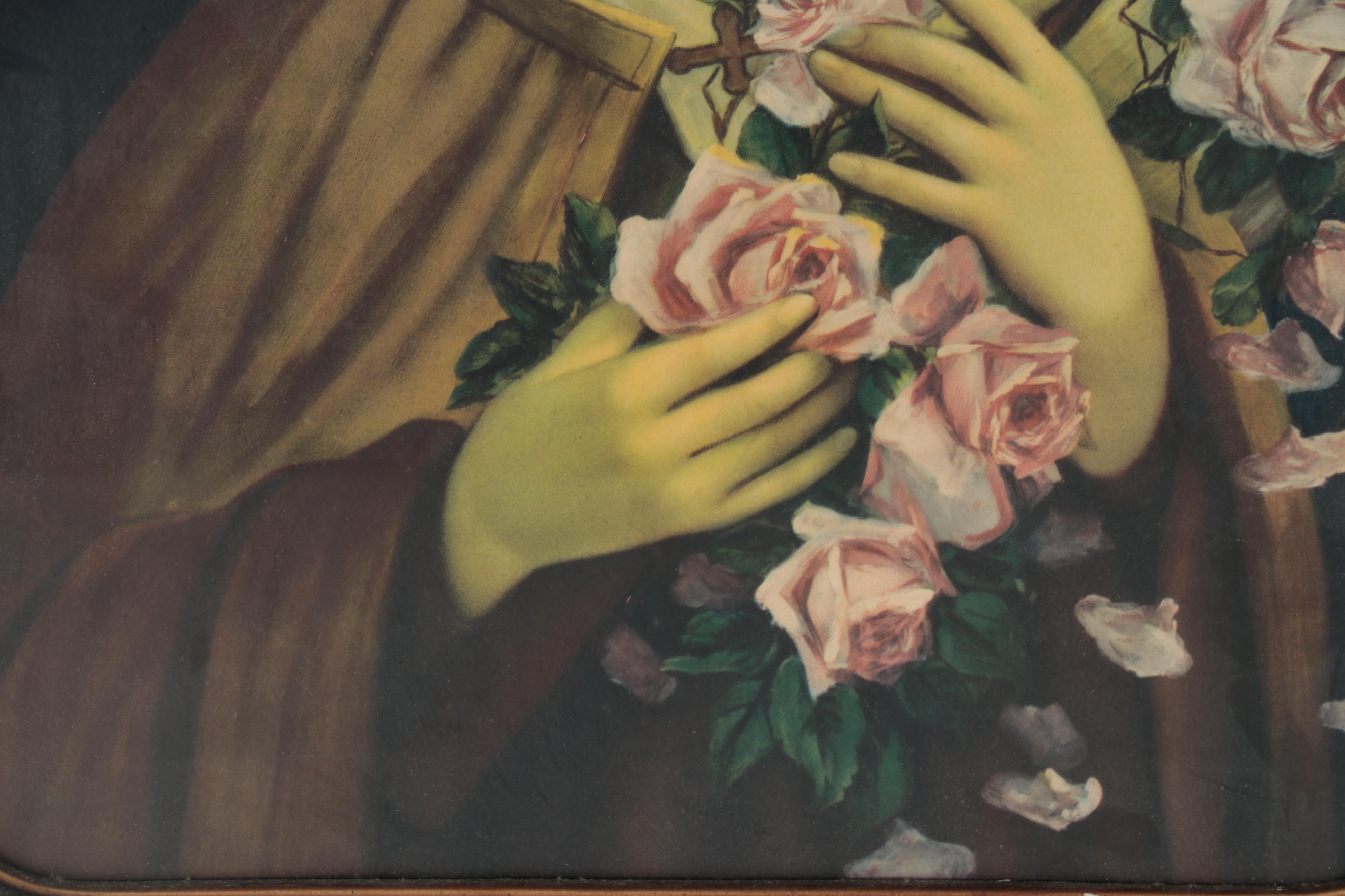 Offset Lithograph of St. Thérèse of Lisieux