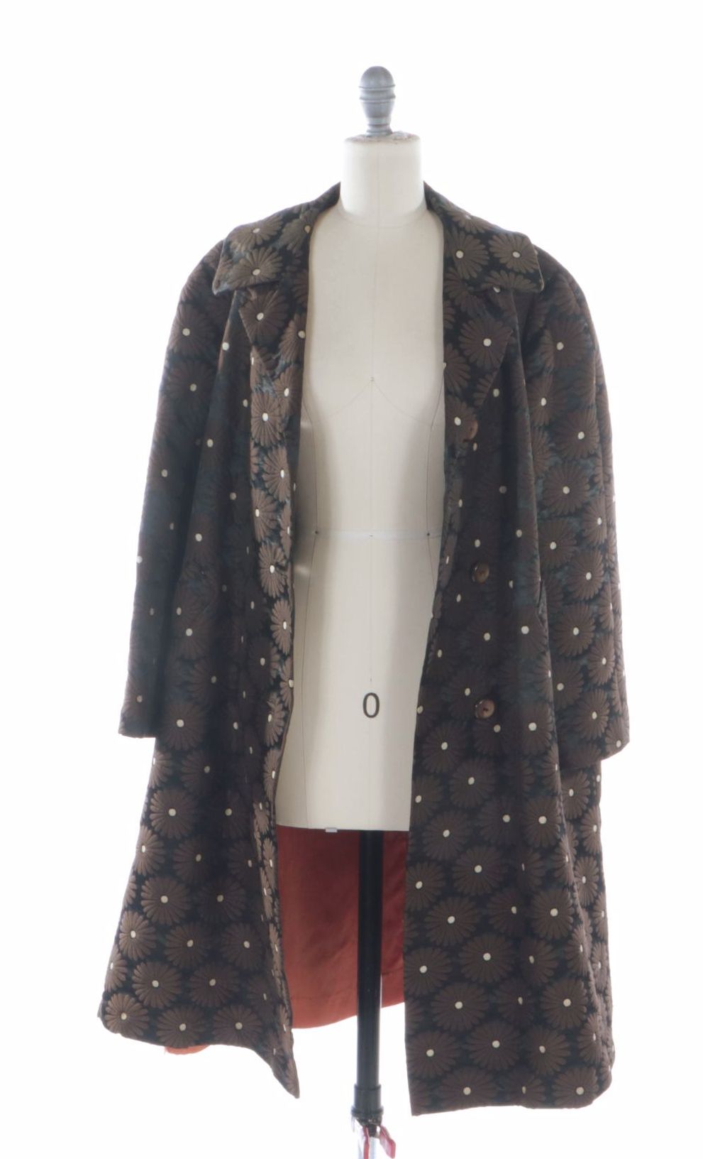 Ooh Baby by Anika Ignozzi Paints Back Patch on Daisy Brocade Coat