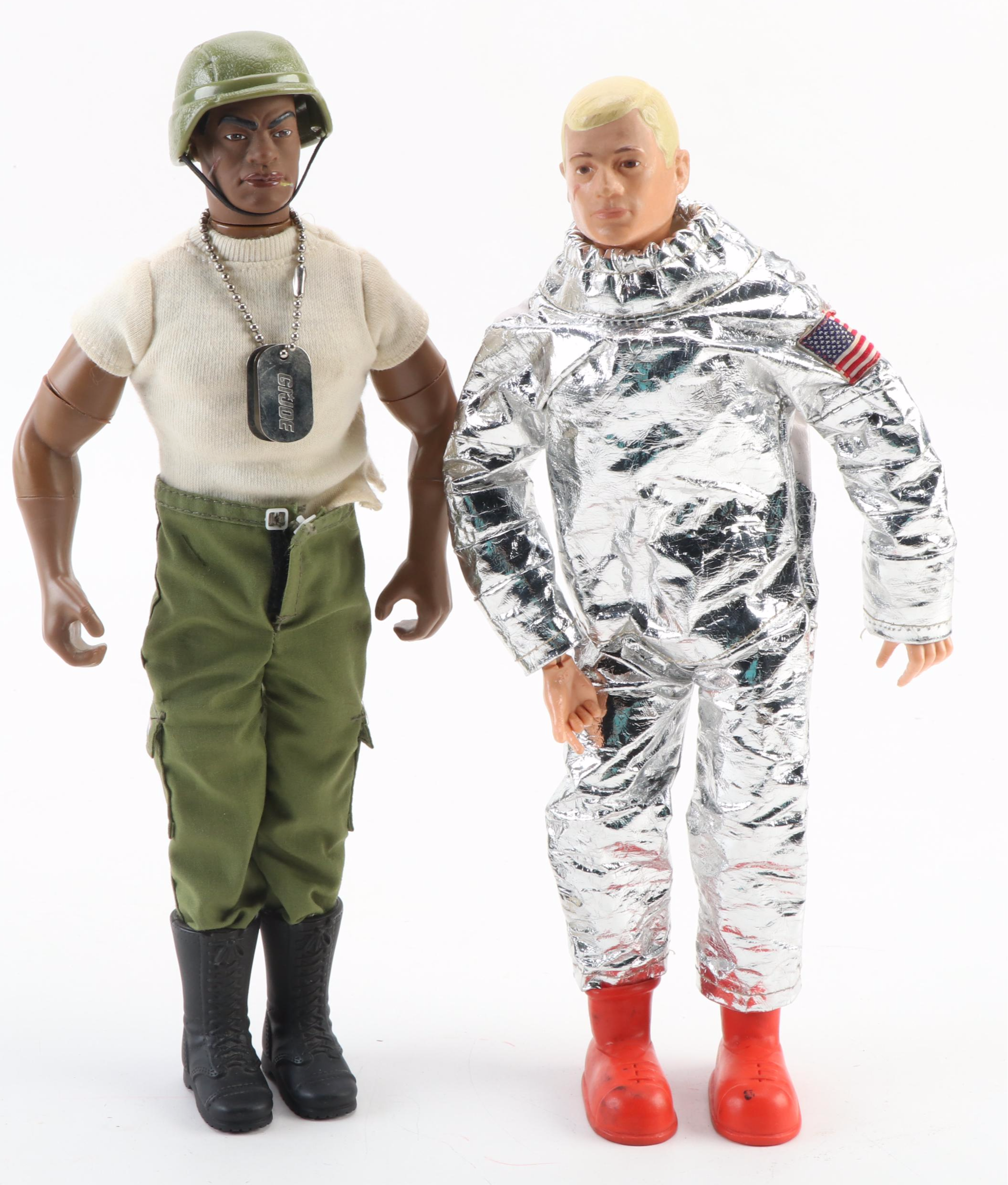 G.I. Joe Action Figures by Hasbro, Mid-1960s, with Footlocker and Accessories