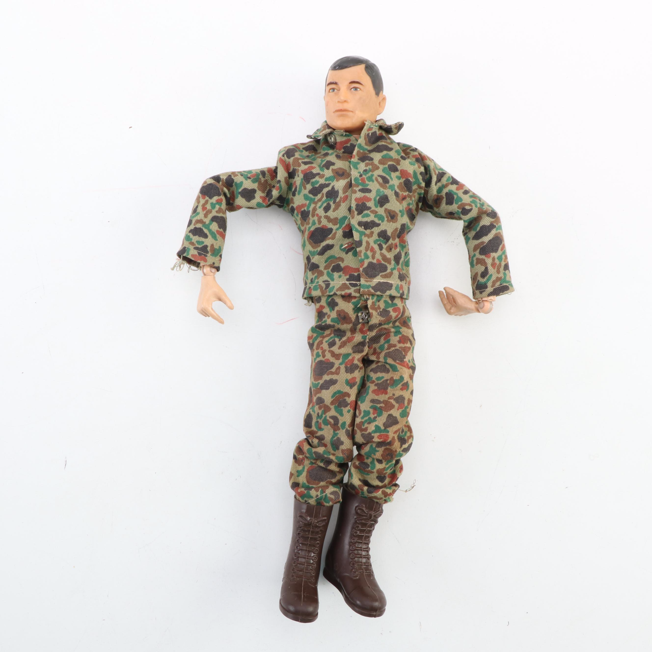G.I. Joe Action Figures by Hasbro, Mid-1960s, with Footlocker and Accessories