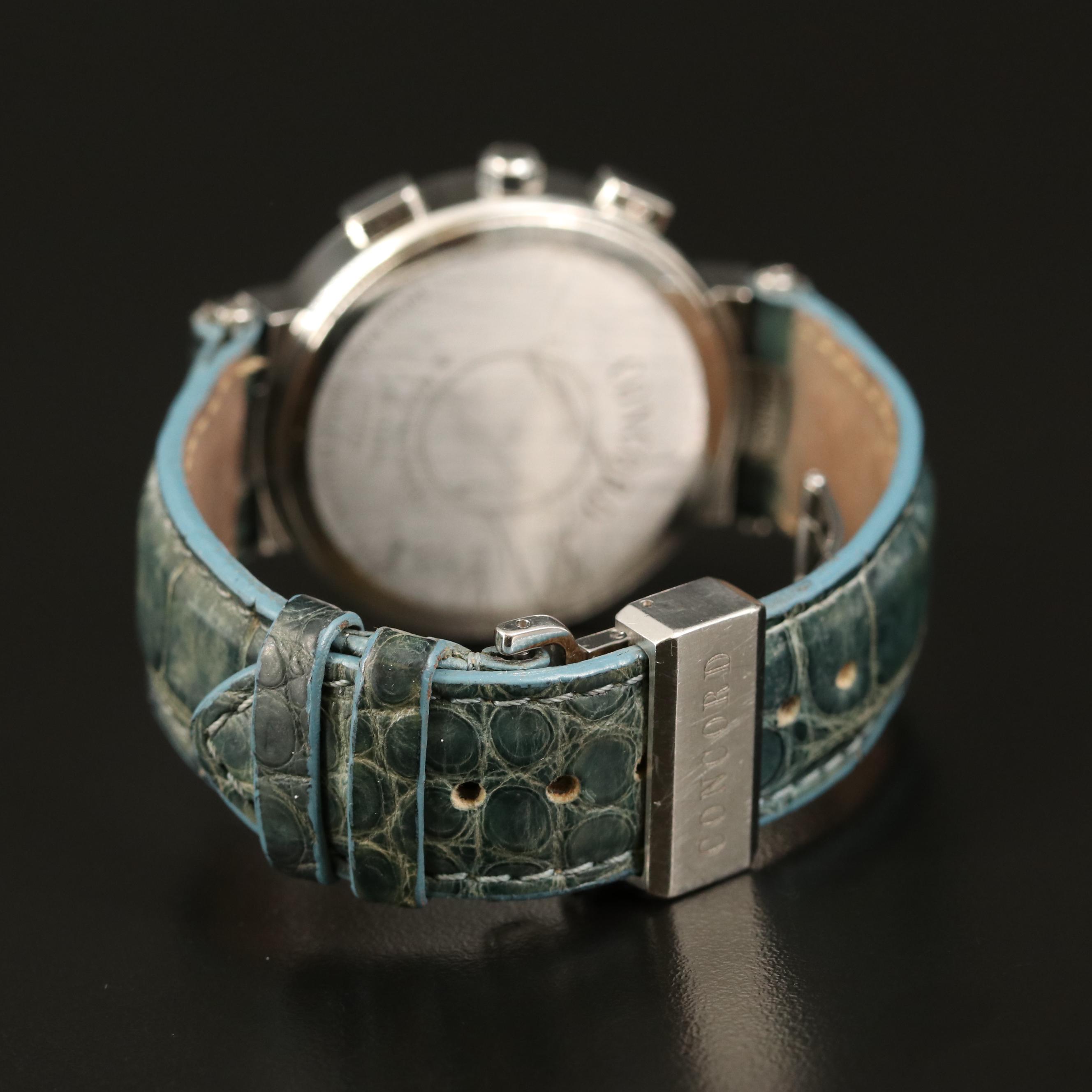 Concord LaScala Chronograph 1.01 CTW Diamond Quartz Watch