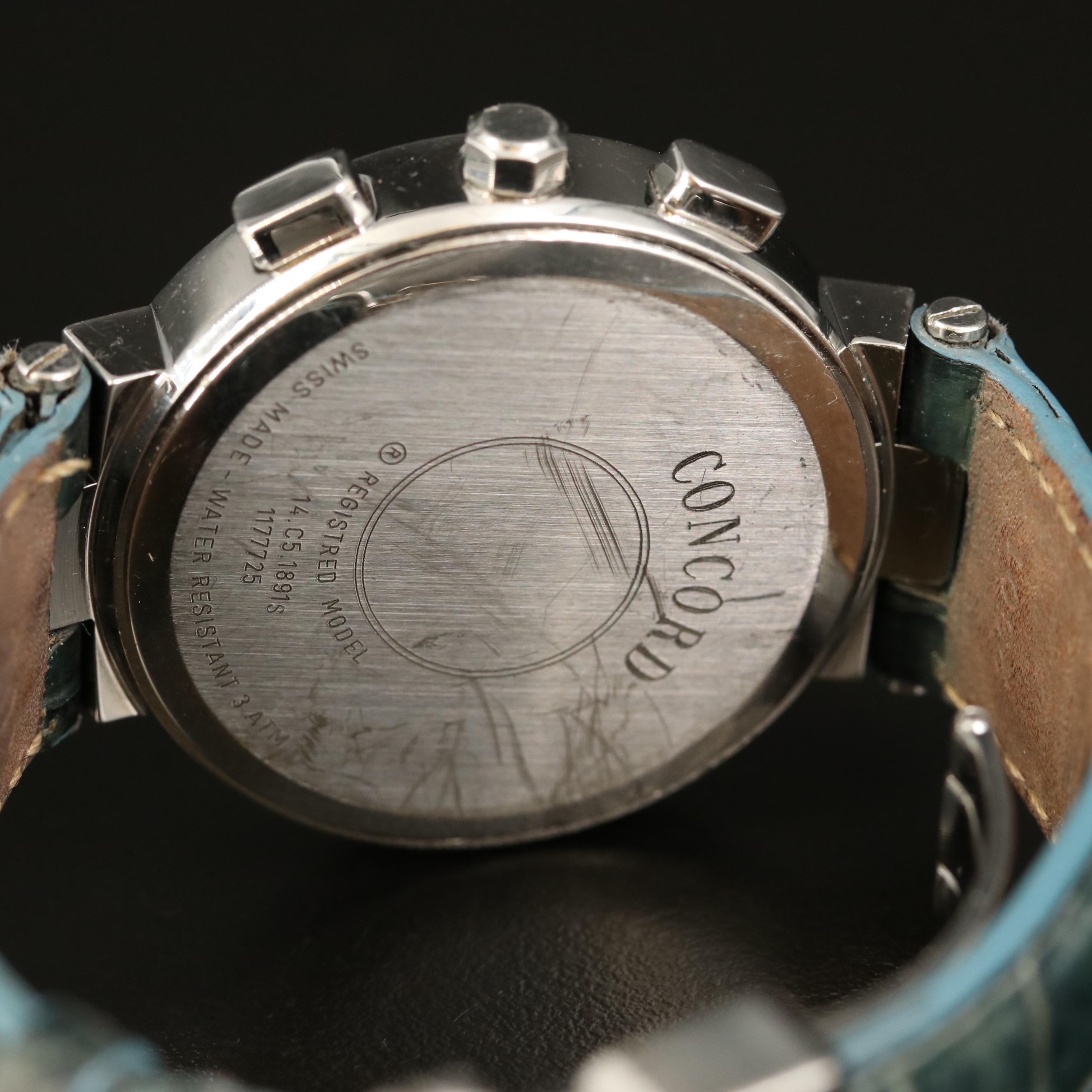 Concord LaScala Chronograph 1.01 CTW Diamond Quartz Watch