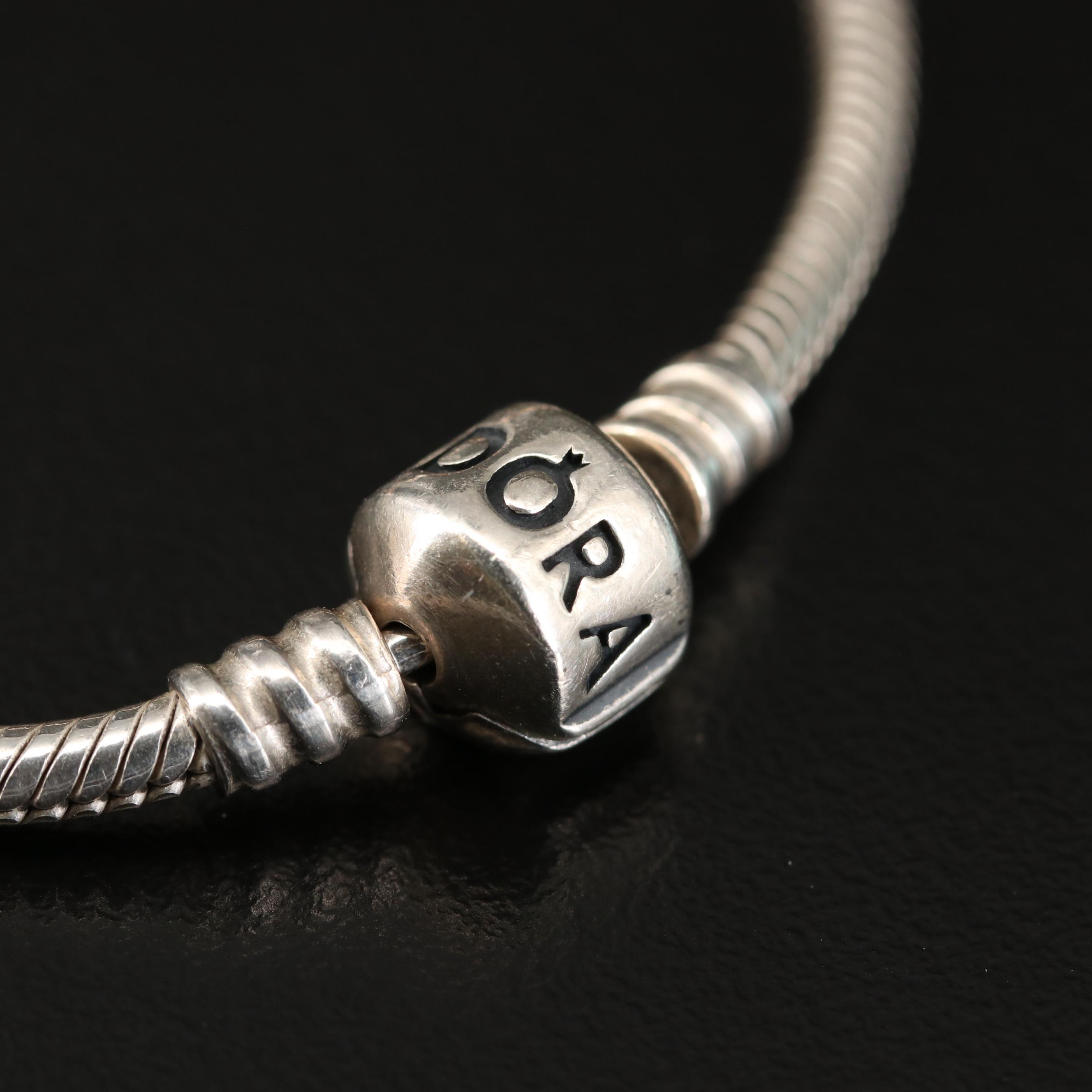 Pandora Bracelet and Charms Featuring Disney's Mickey and Minnie Mouse