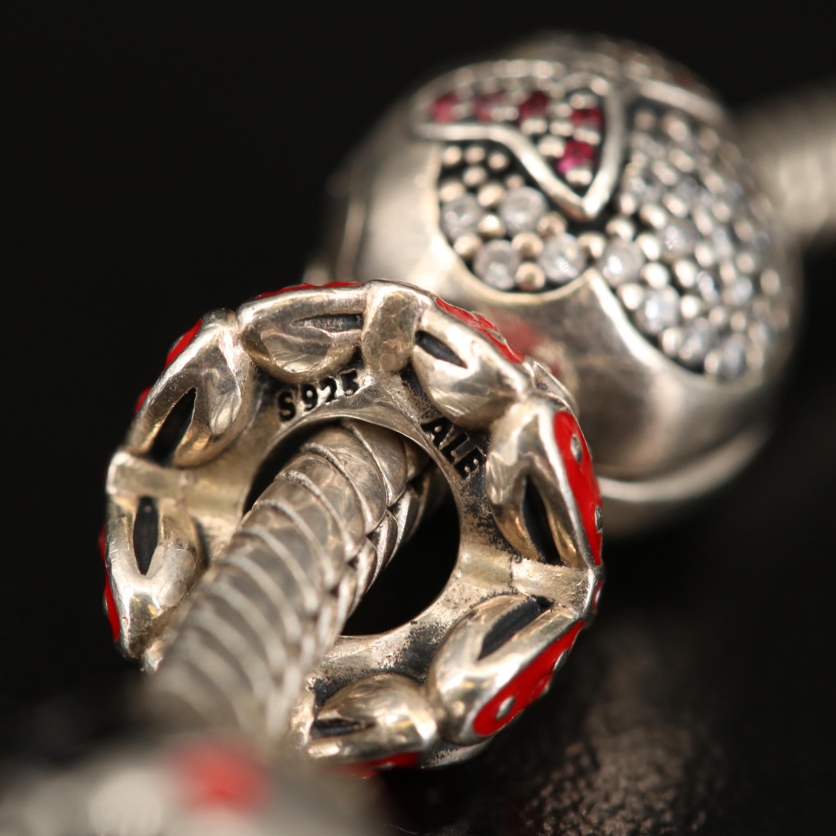 Pandora Bracelet and Charms Featuring Disney's Mickey and Minnie Mouse