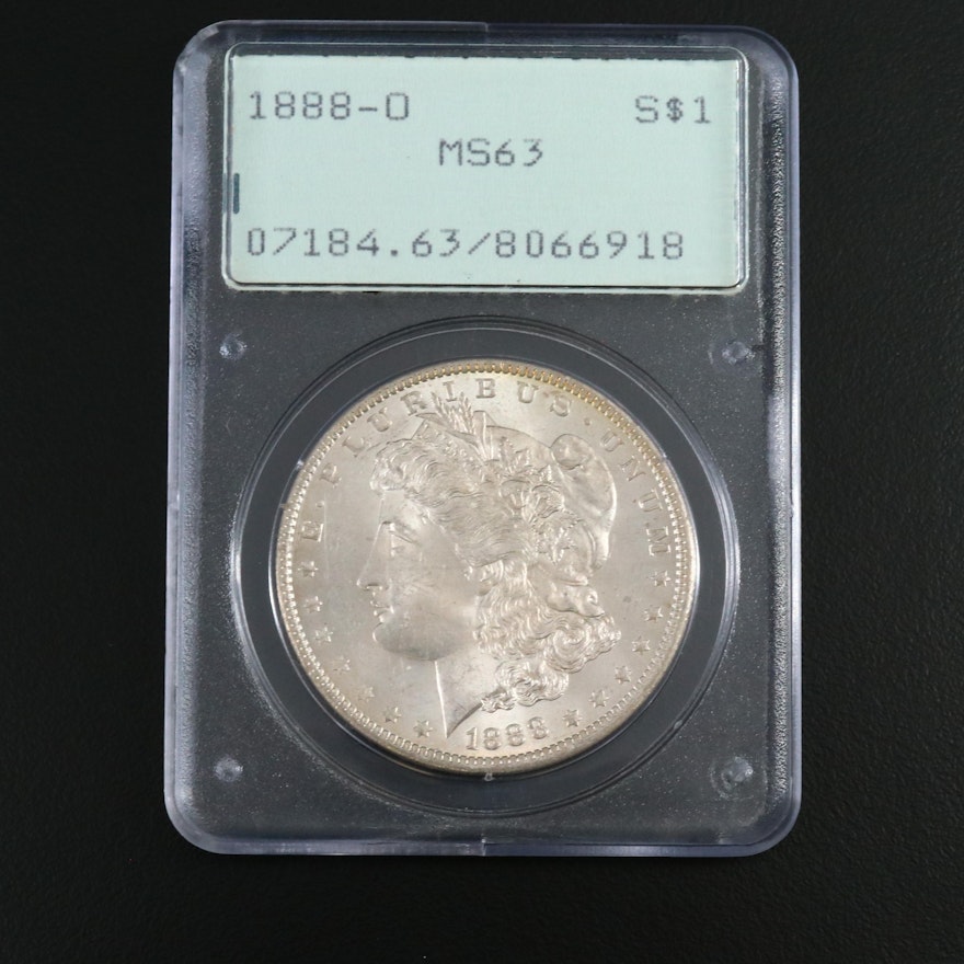 PCGS Graded MS63 1888-O Morgan Silver Dollar
