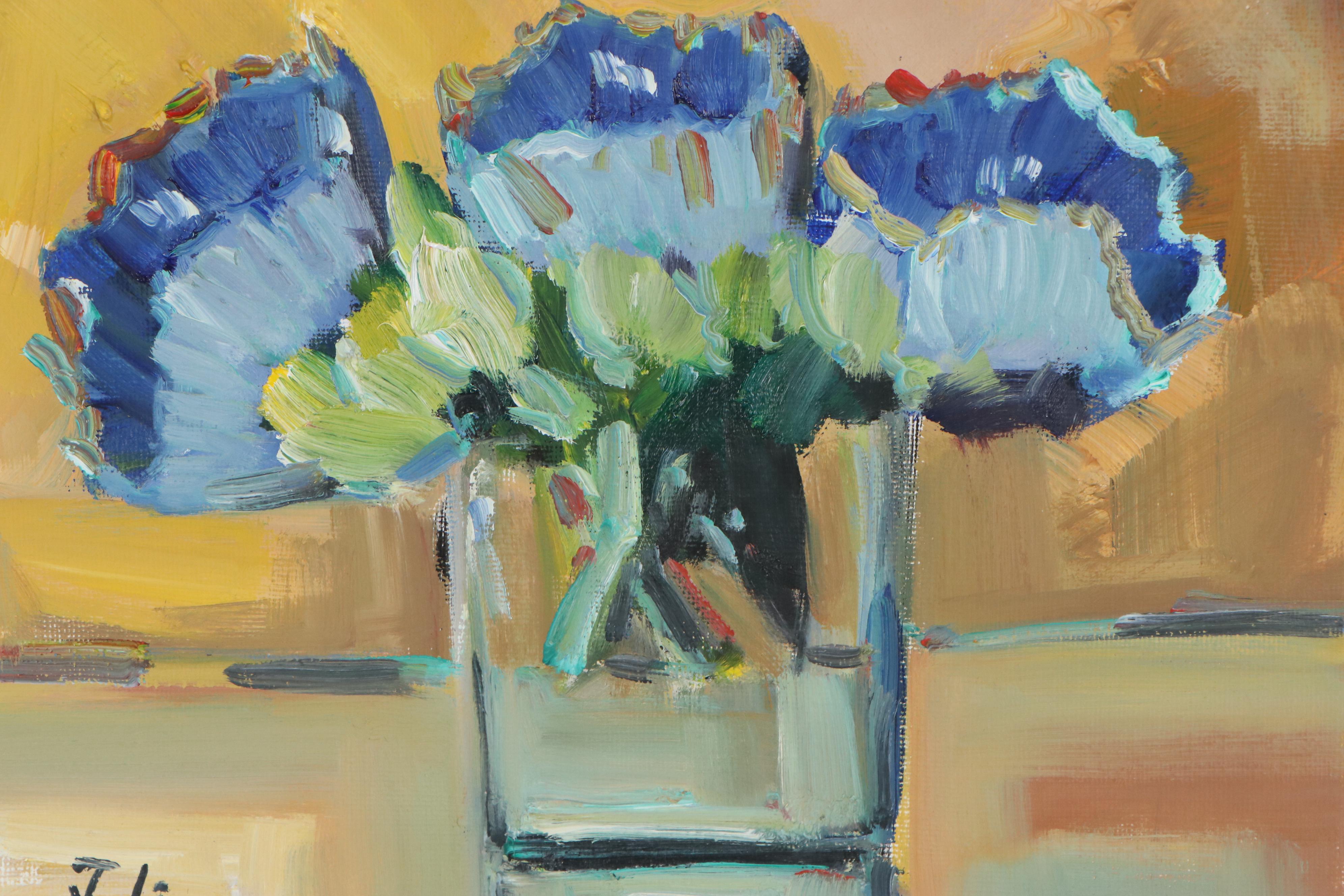 Jose Lima Floral Still Life Oil Painting, 2021