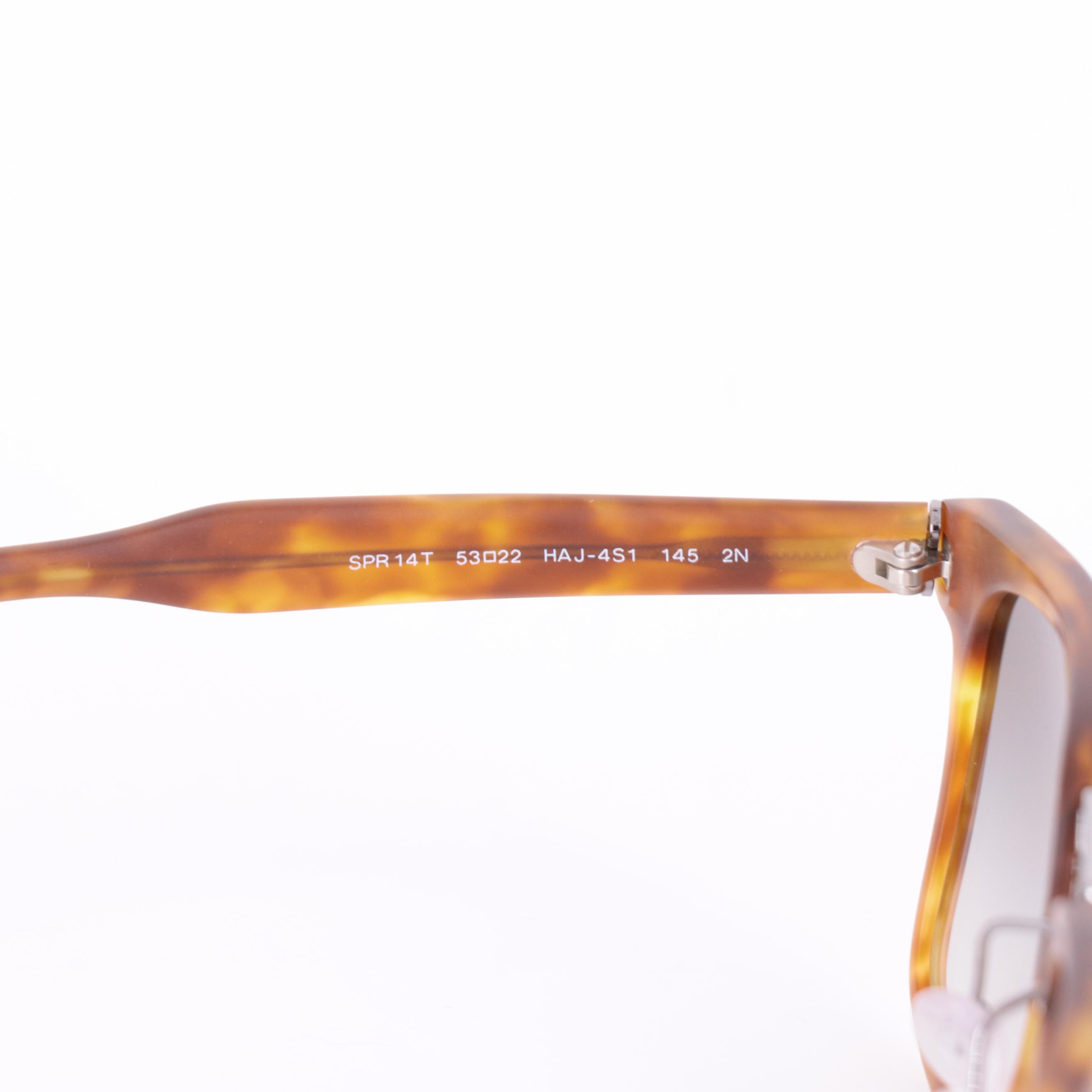 Prada SPR 14T Matte Light Havana Sunglasses