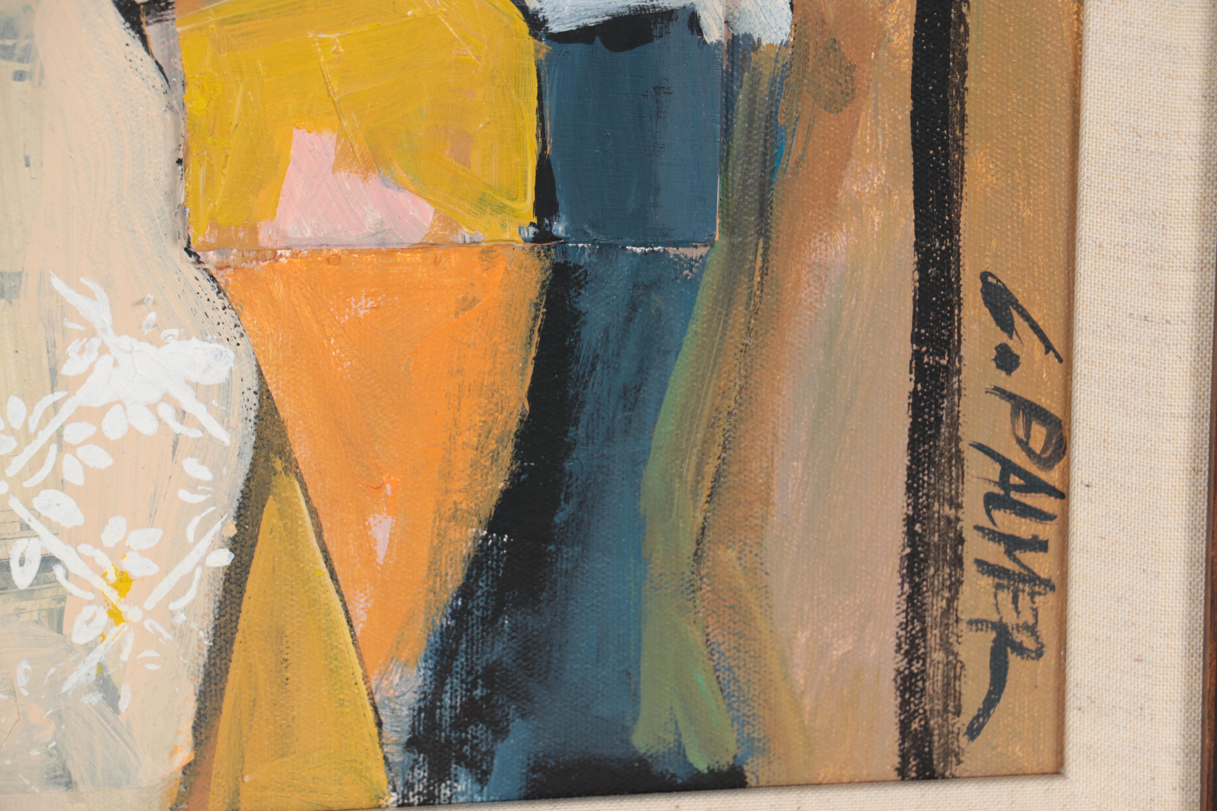 Charly Palmer African-American Figurative Mixed Media Painting "Good Folk"