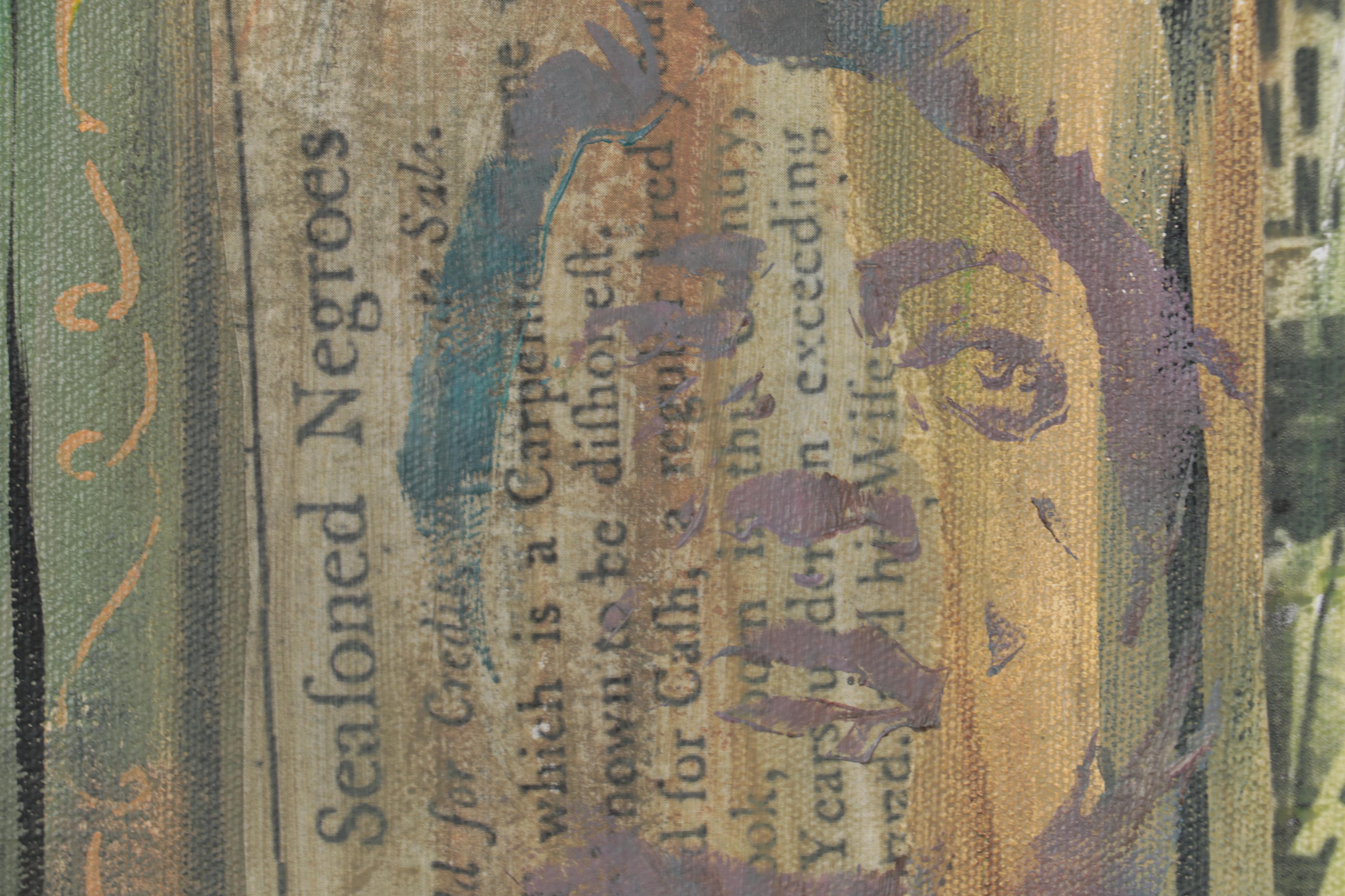 Charly Palmer African-American Figurative Mixed Media Painting "Good Folk"