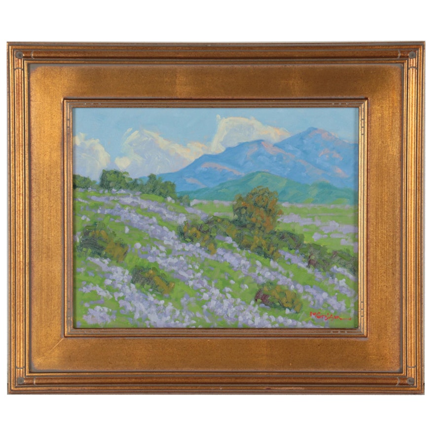 Marc A. Graison Oil Painting "Rolling Lavender," 2021