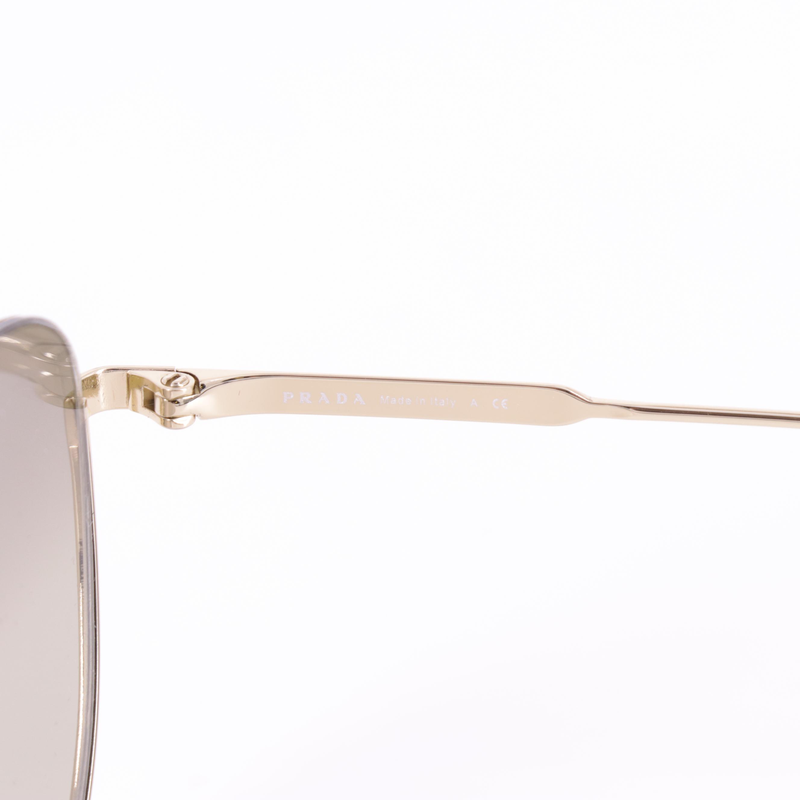 Prada SPR 50U Aviator Sunglasses