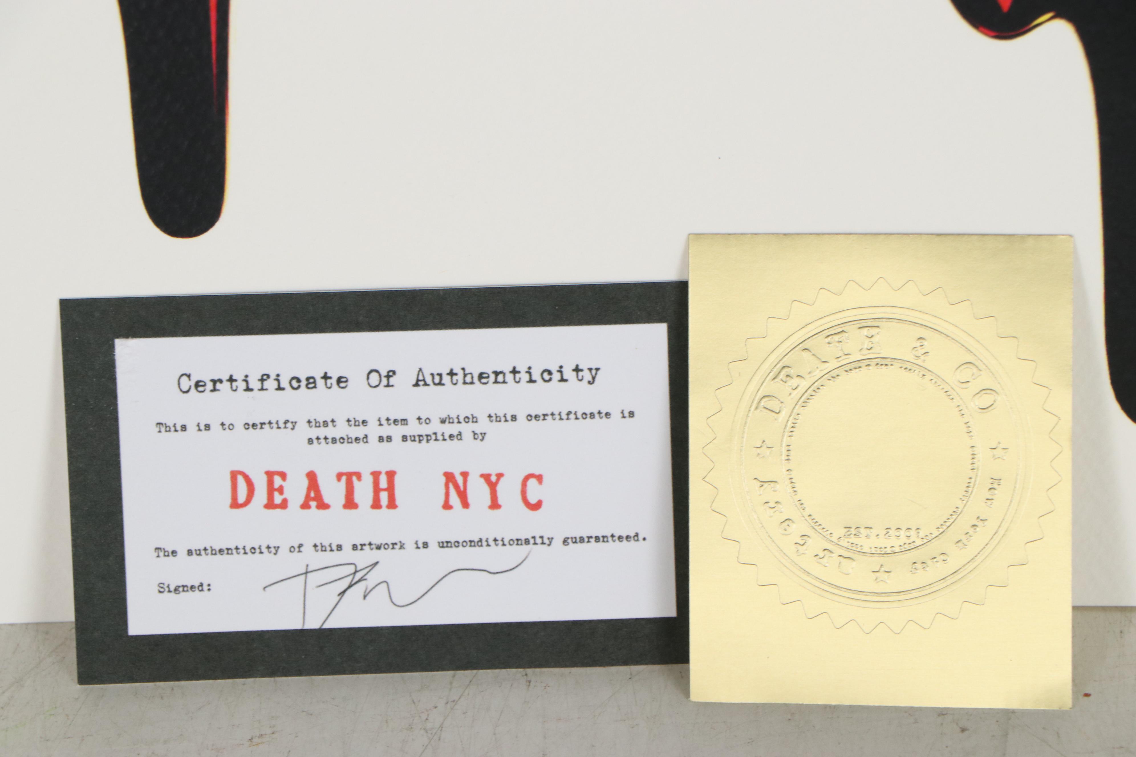 Death NYC Pop Art Giclée of Nike Shoe with Louis Vuitton Logo