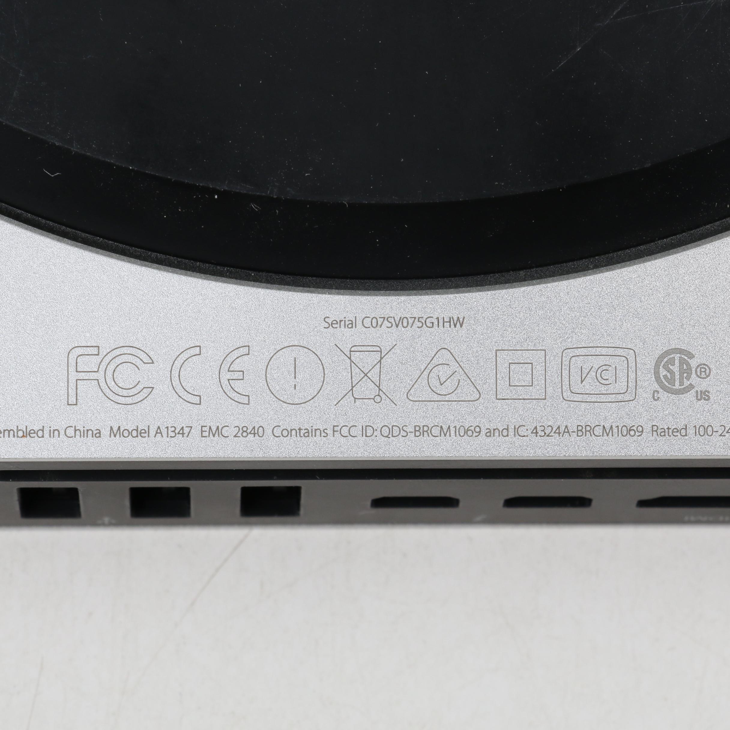 Apple Mac Mini Core i5 2.6 Desktop Computer, Late 2014