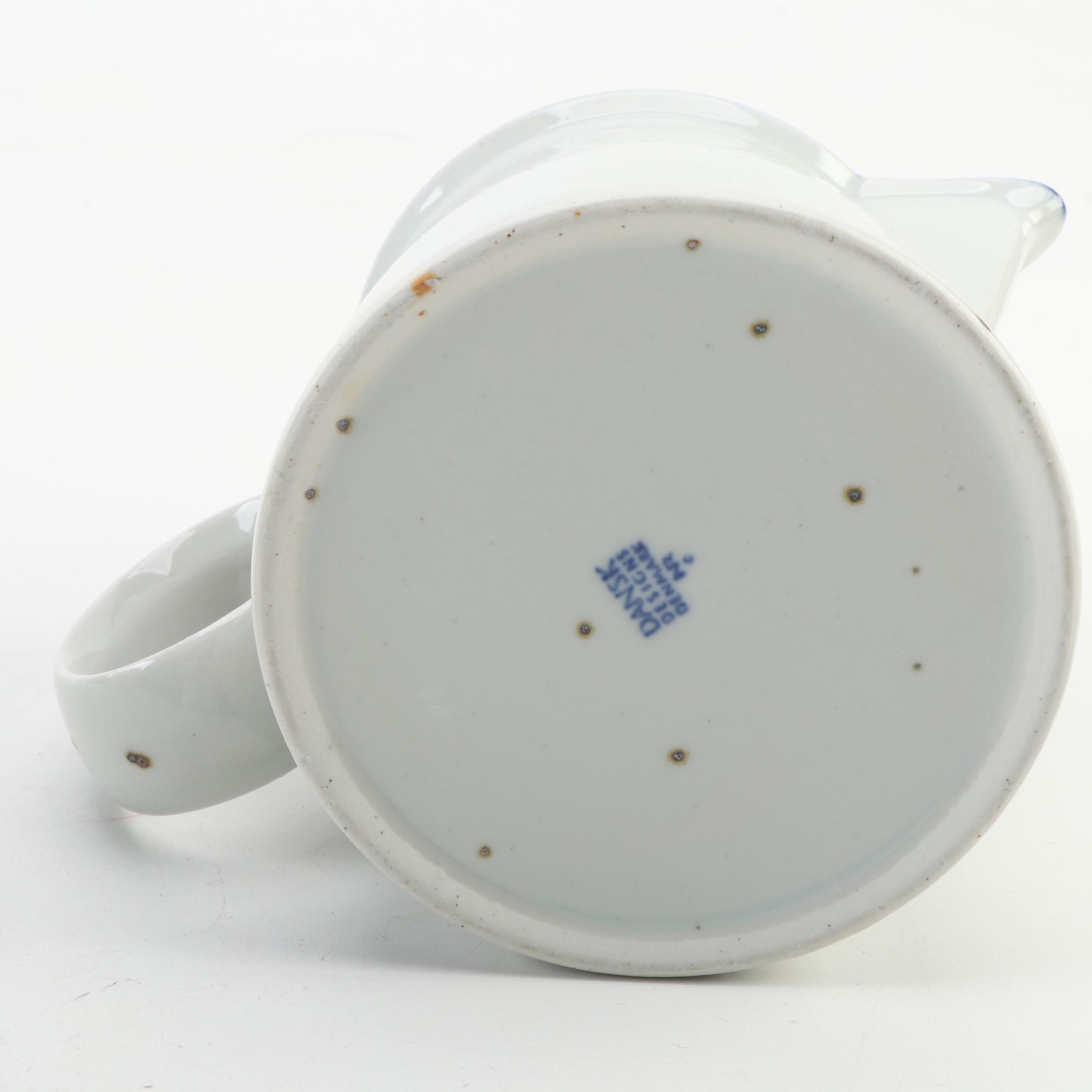 Dansk "Blue Mist" Ceramic Serveware, Late 20th Century