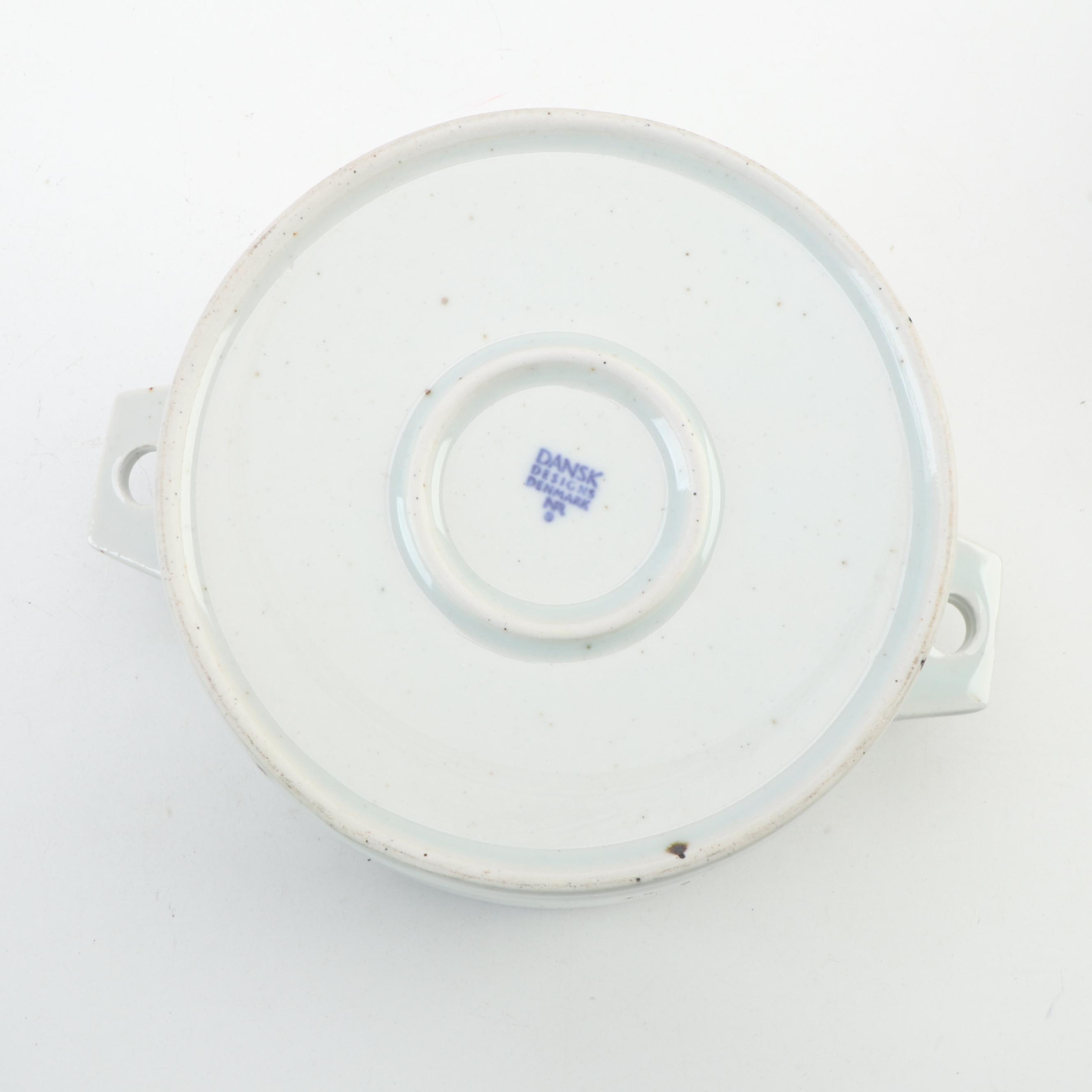 Dansk "Blue Mist" Ceramic Serveware, Late 20th Century