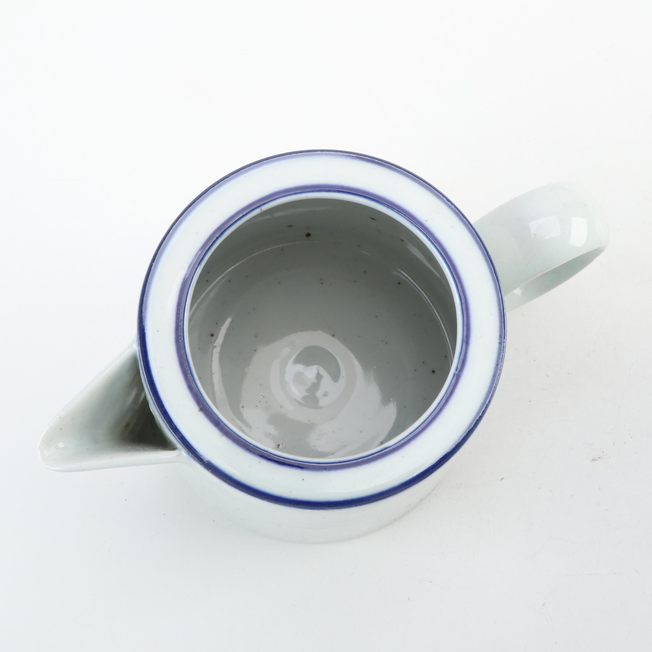 Dansk "Blue Mist" Ceramic Serveware, Late 20th Century