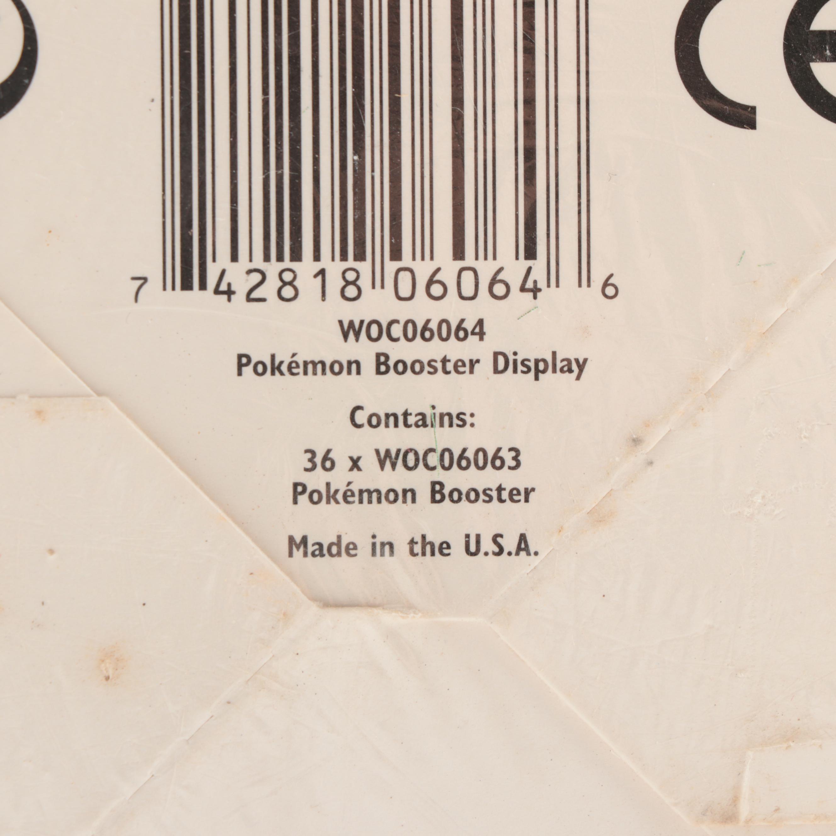 1999 Wizards of the Coast Pokémon 1st Edition Jungle Sealed Booster Box