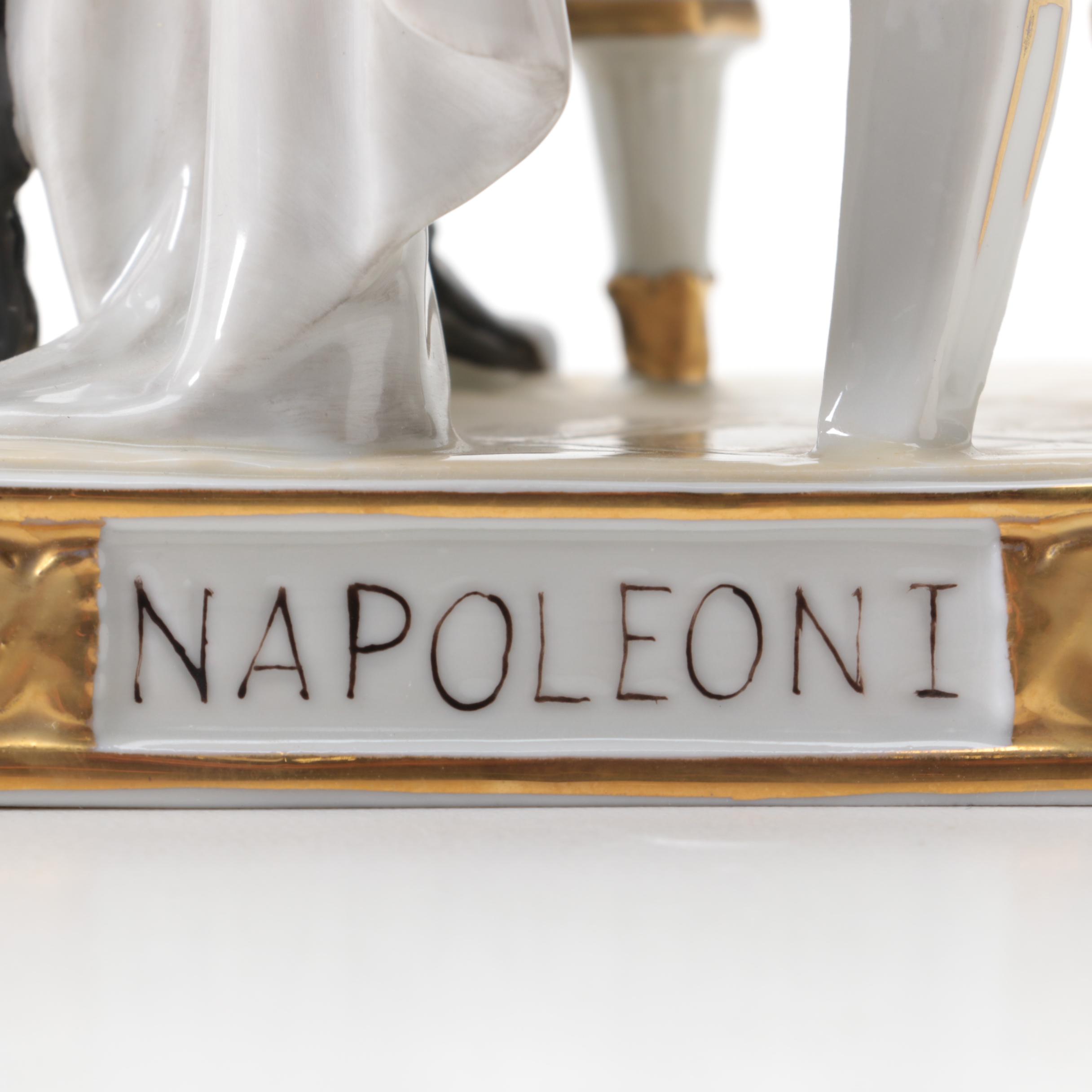 Kämmer Volkstedt "Napoleon I" Porcelain Figurine, Late 20th Century