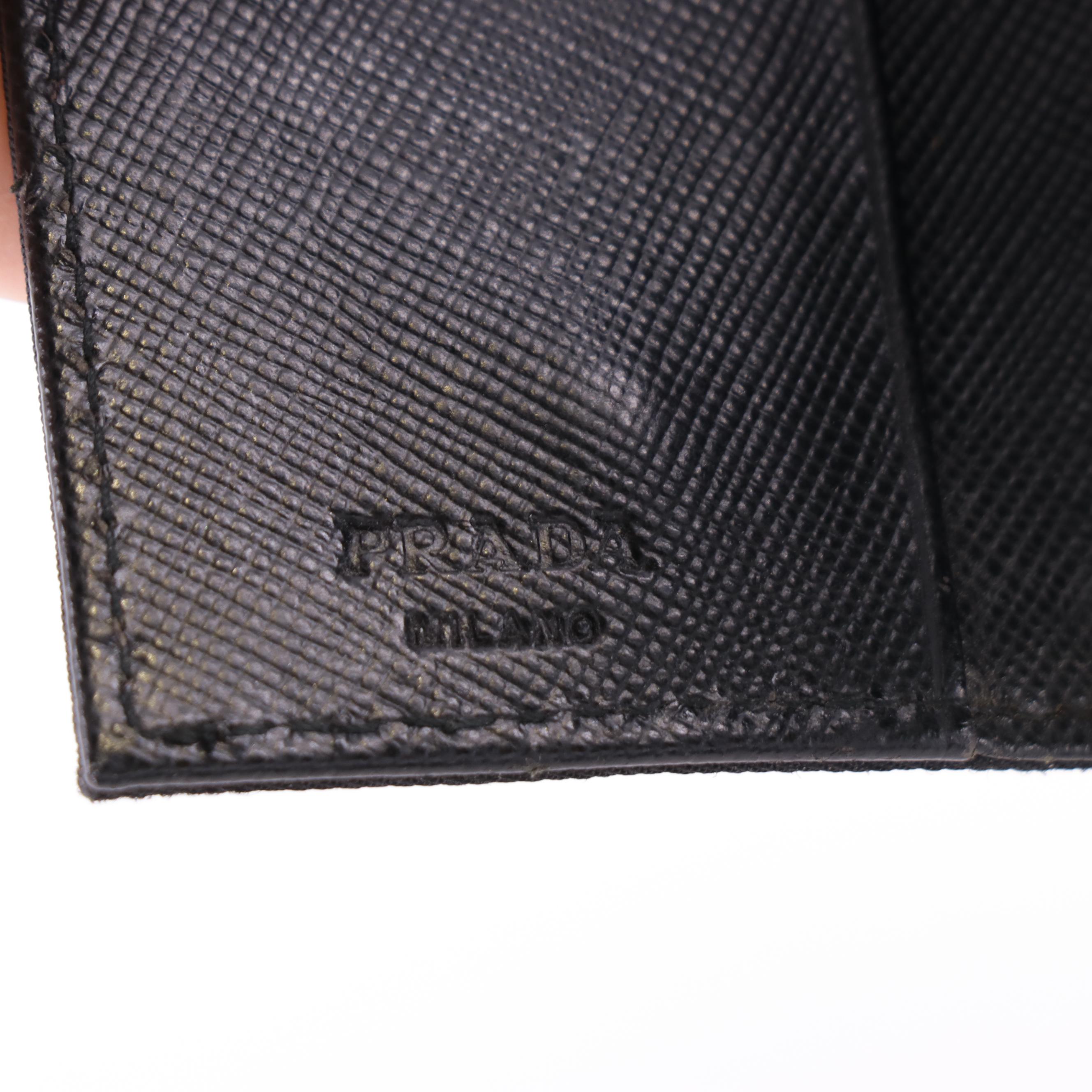 Prada Black Tessuto Nylon Six-Key Holder