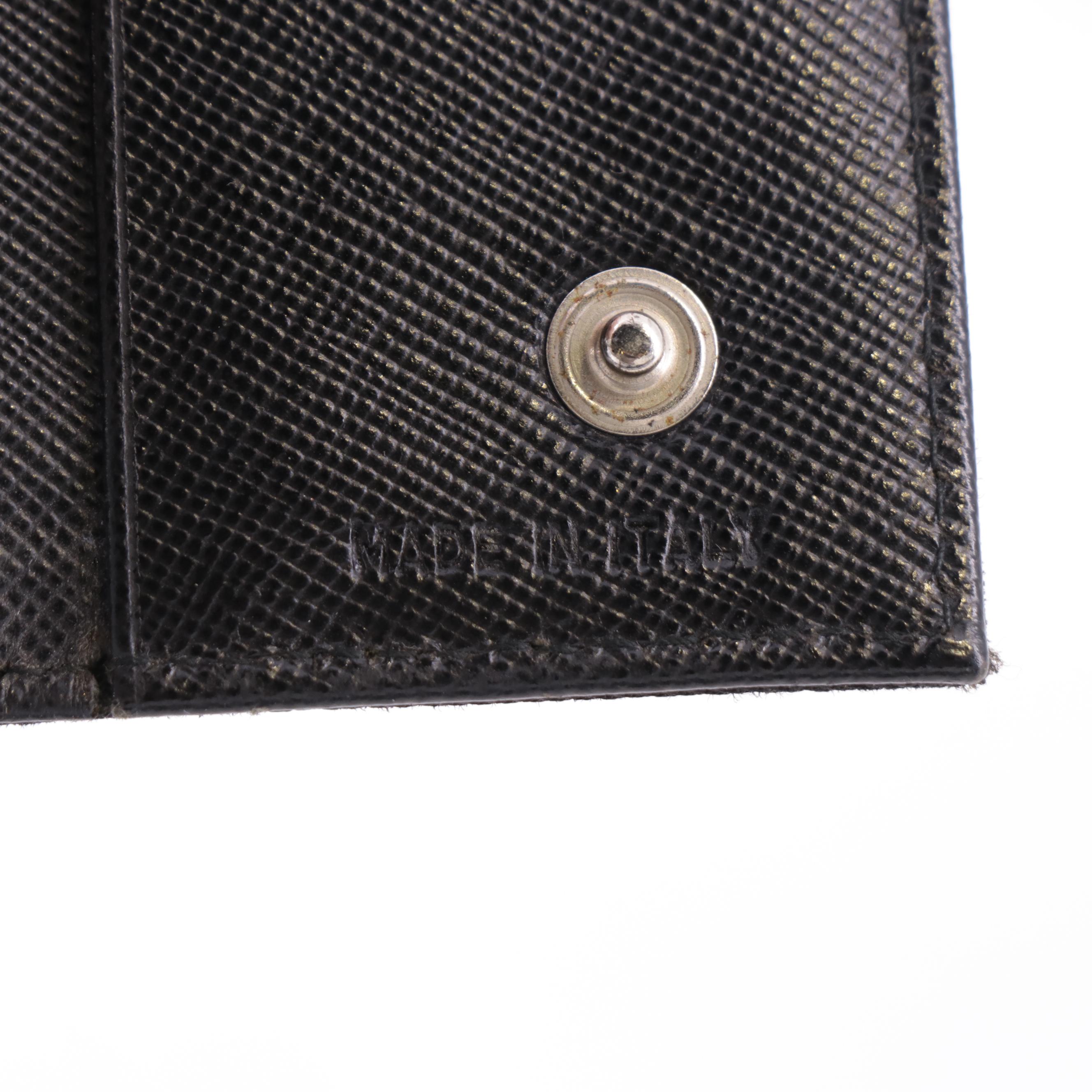 Prada Black Tessuto Nylon Six-Key Holder