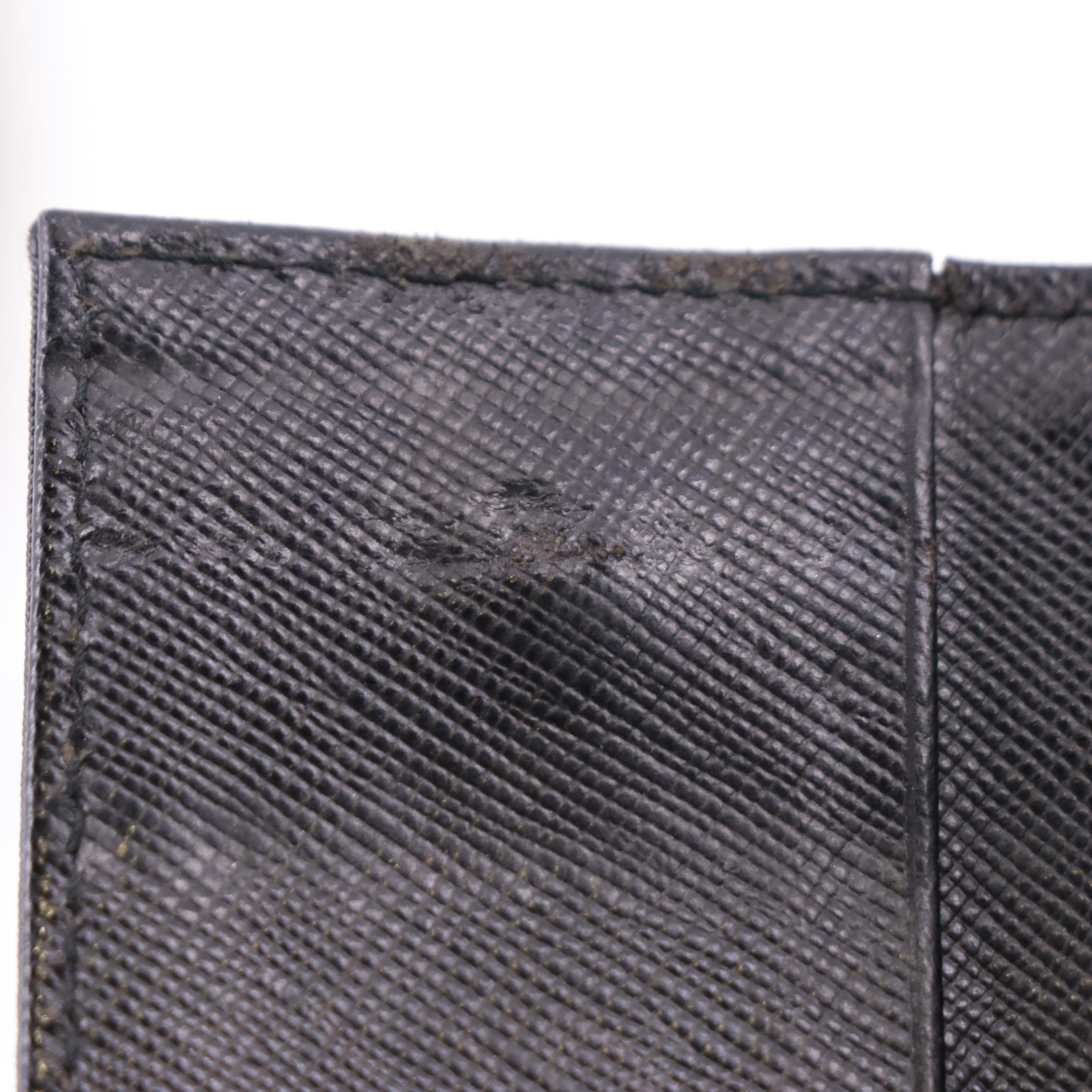 Prada Black Tessuto Nylon Six-Key Holder