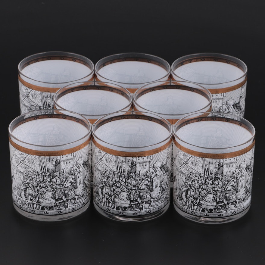 Cera "Camelot" Tumblers, Mid-20th Century