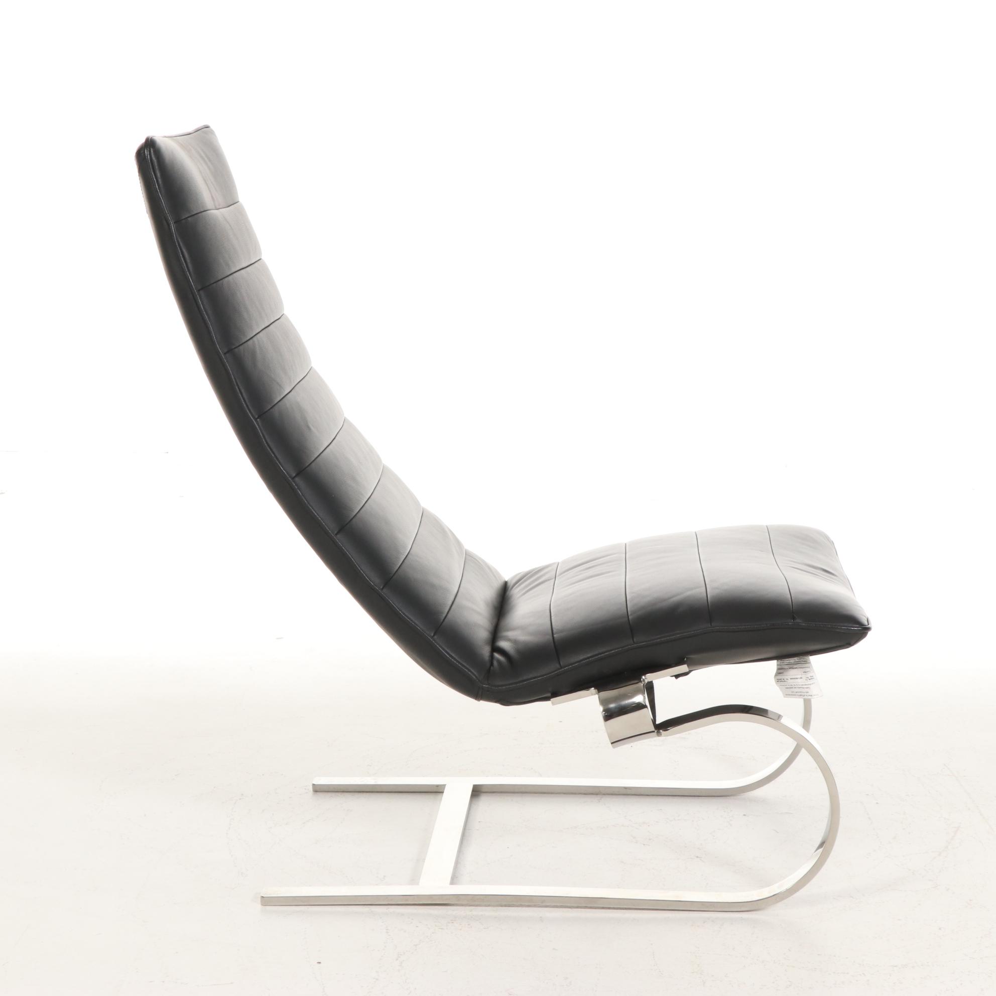 Contemporary Modern Cantilever Lounge Chair