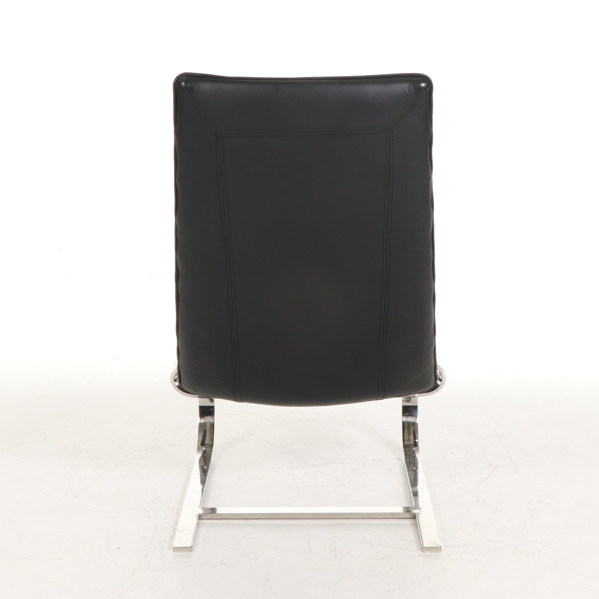 Contemporary Modern Cantilever Lounge Chair