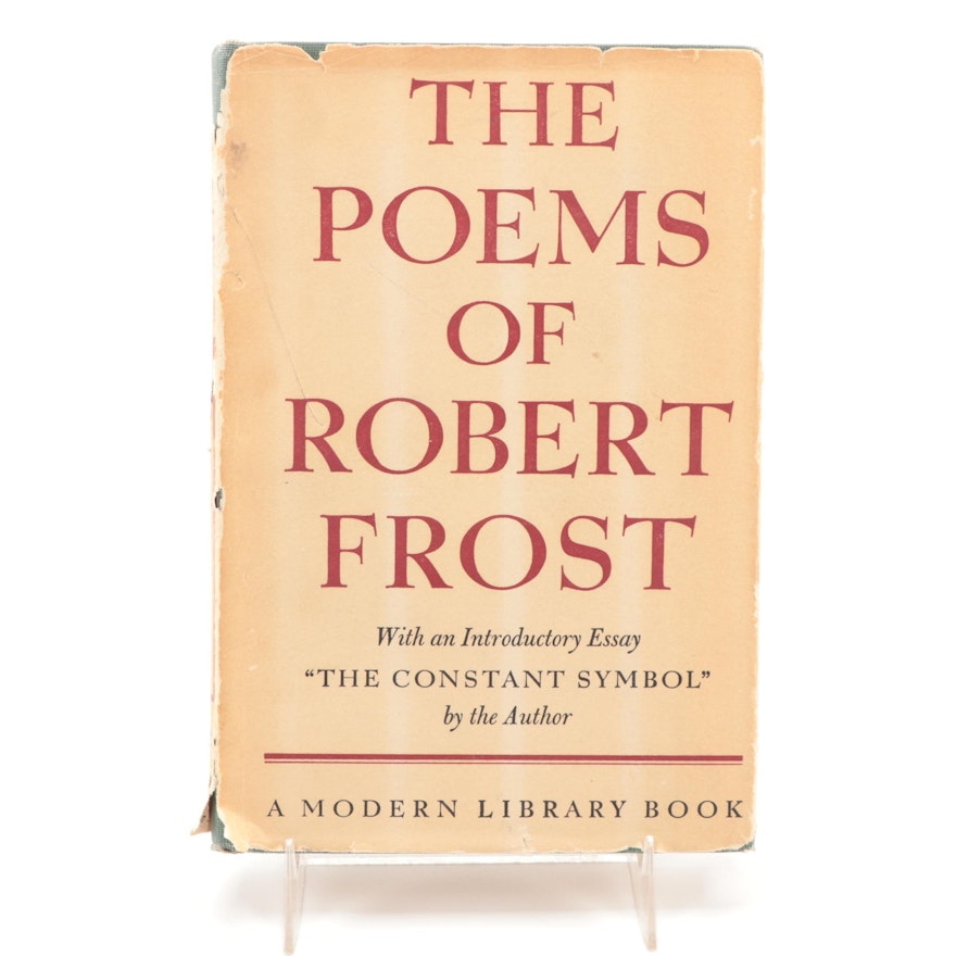 Signed "The Poems of Robert Frost" with Visual COA, 1946