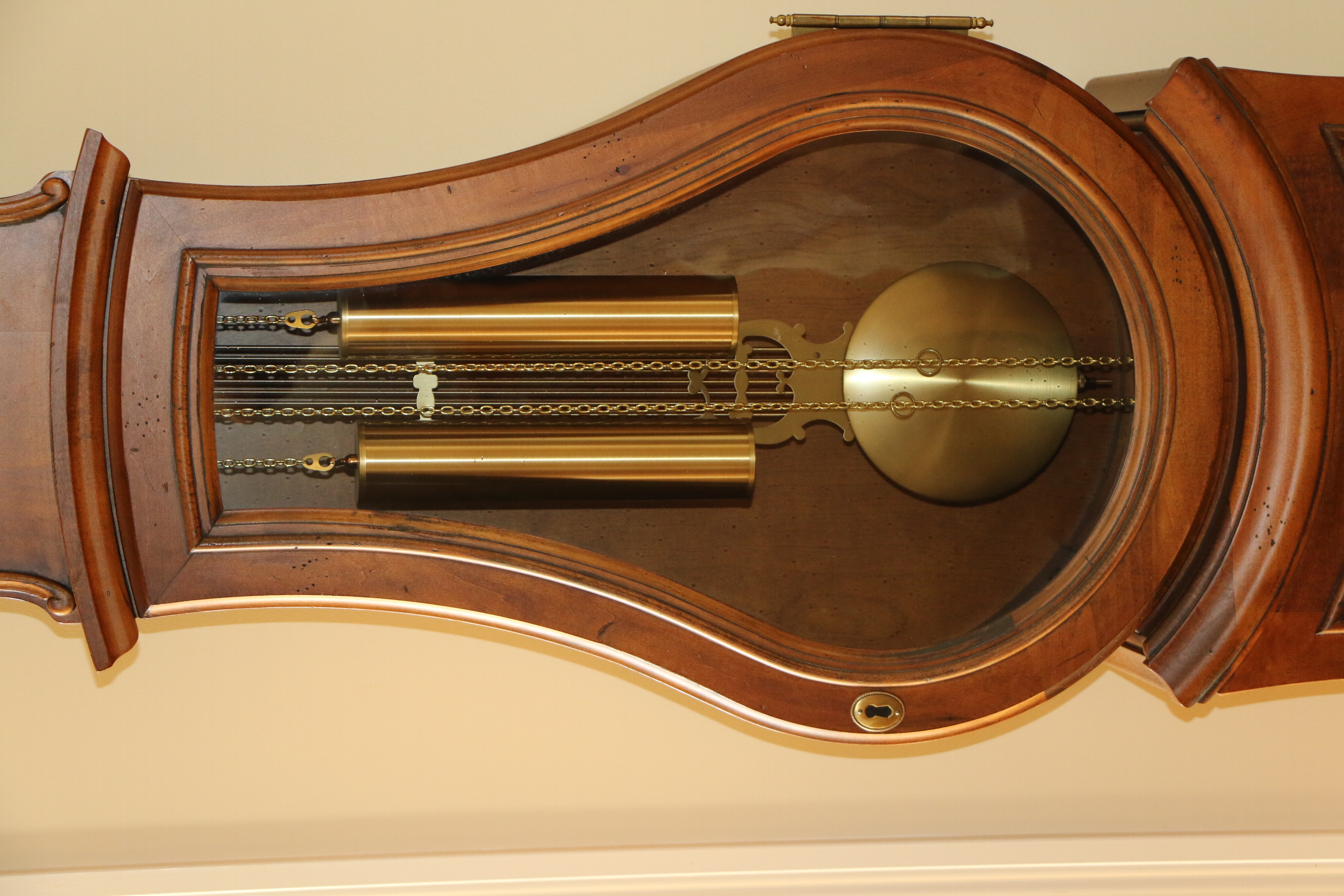 Ethan Allen Bombe Grandfather Clock