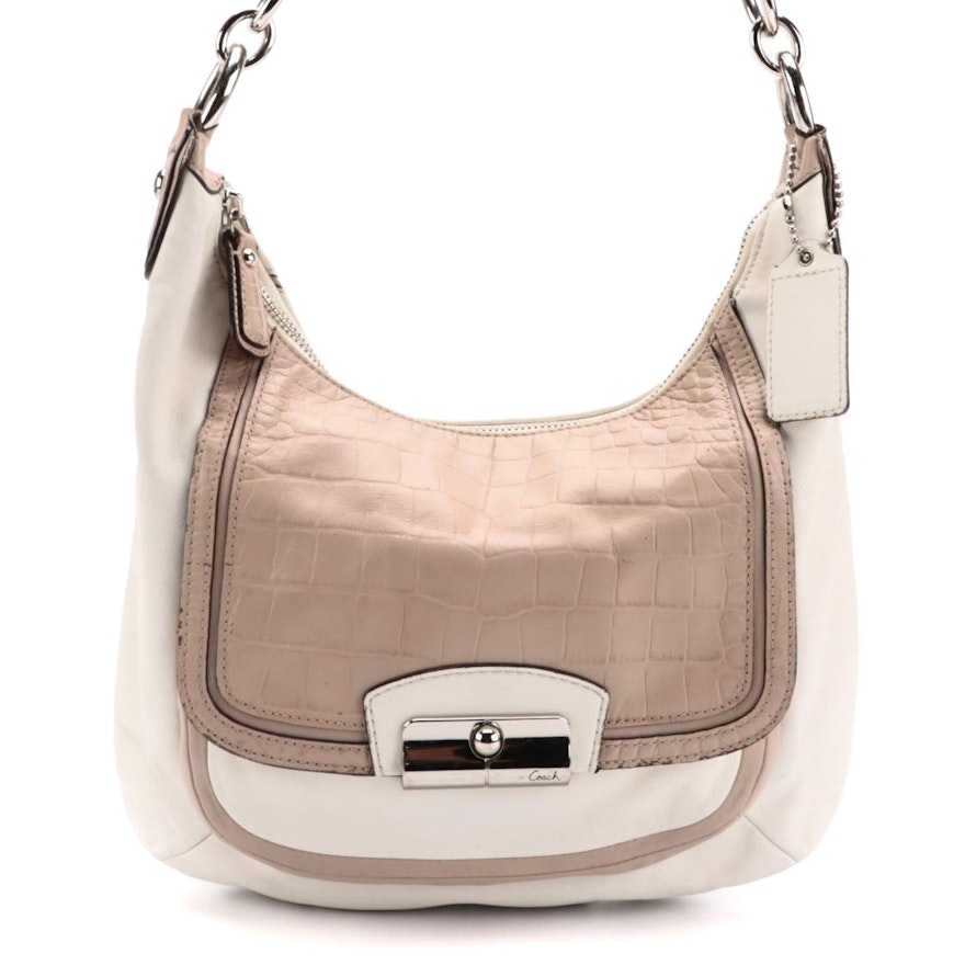 Coach Kristin Spectator Leather Hobo Bag