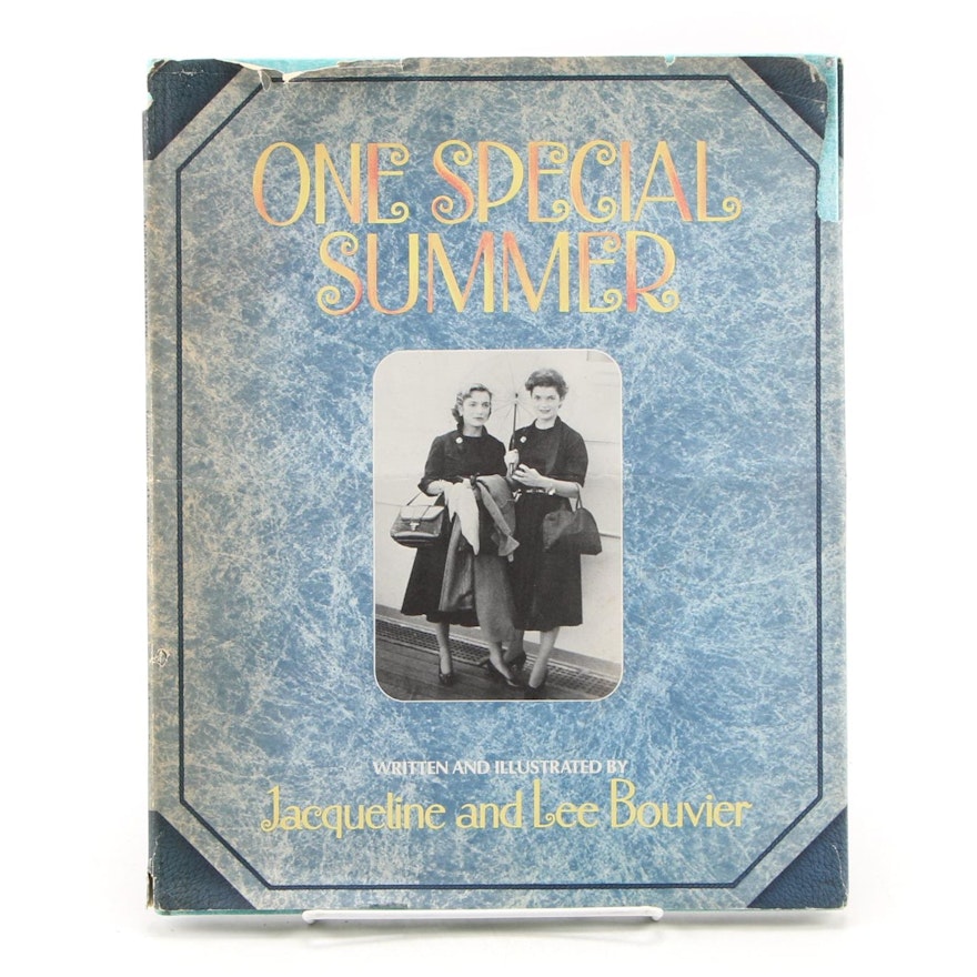 First Printing "One Special Summer by" Jacqueline and Lee Bouvier, 1974
