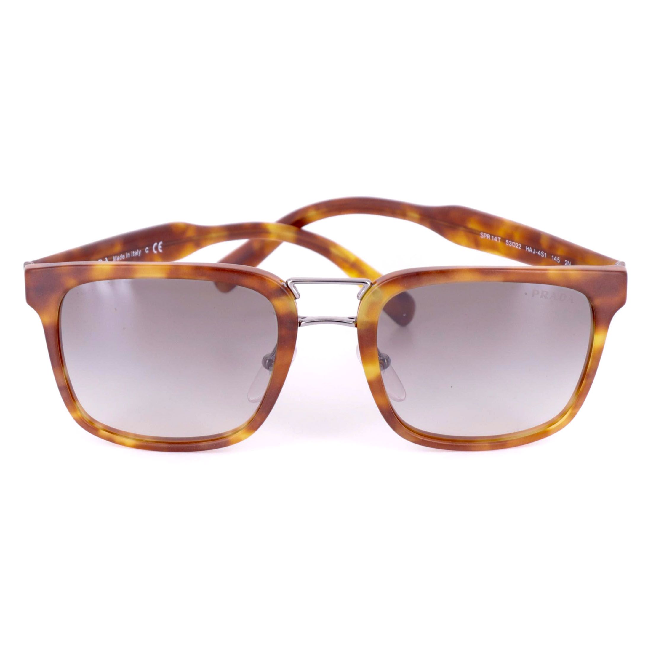 Prada SPR 14T Matte Light Havana Sunglasses