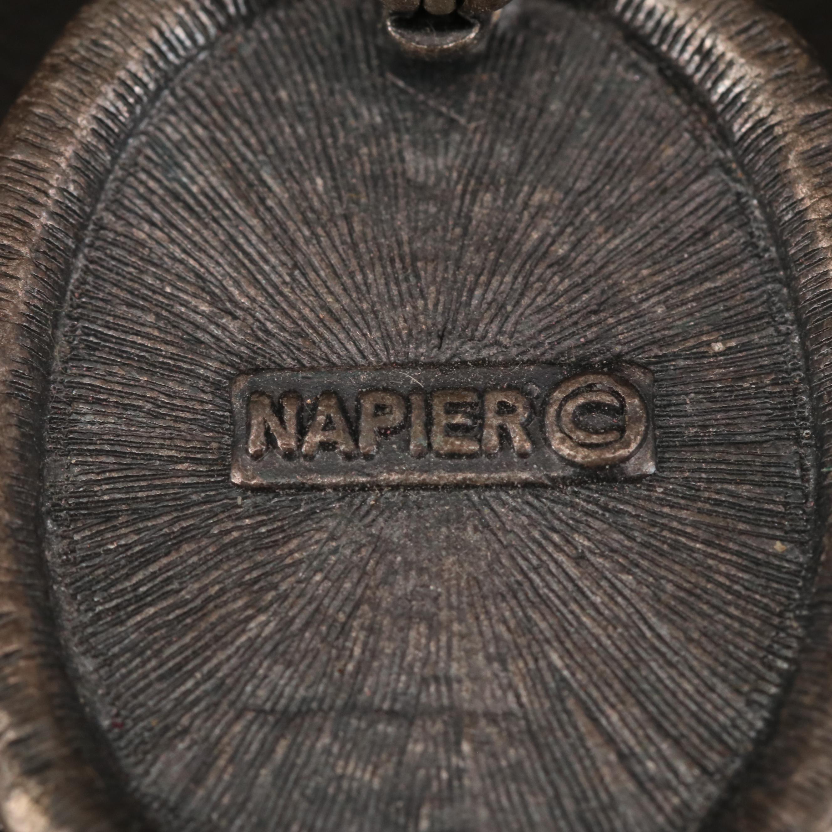 Vintage Costume Jewelry Featuring Mamselle, Napier and Sterling Heart Brooch