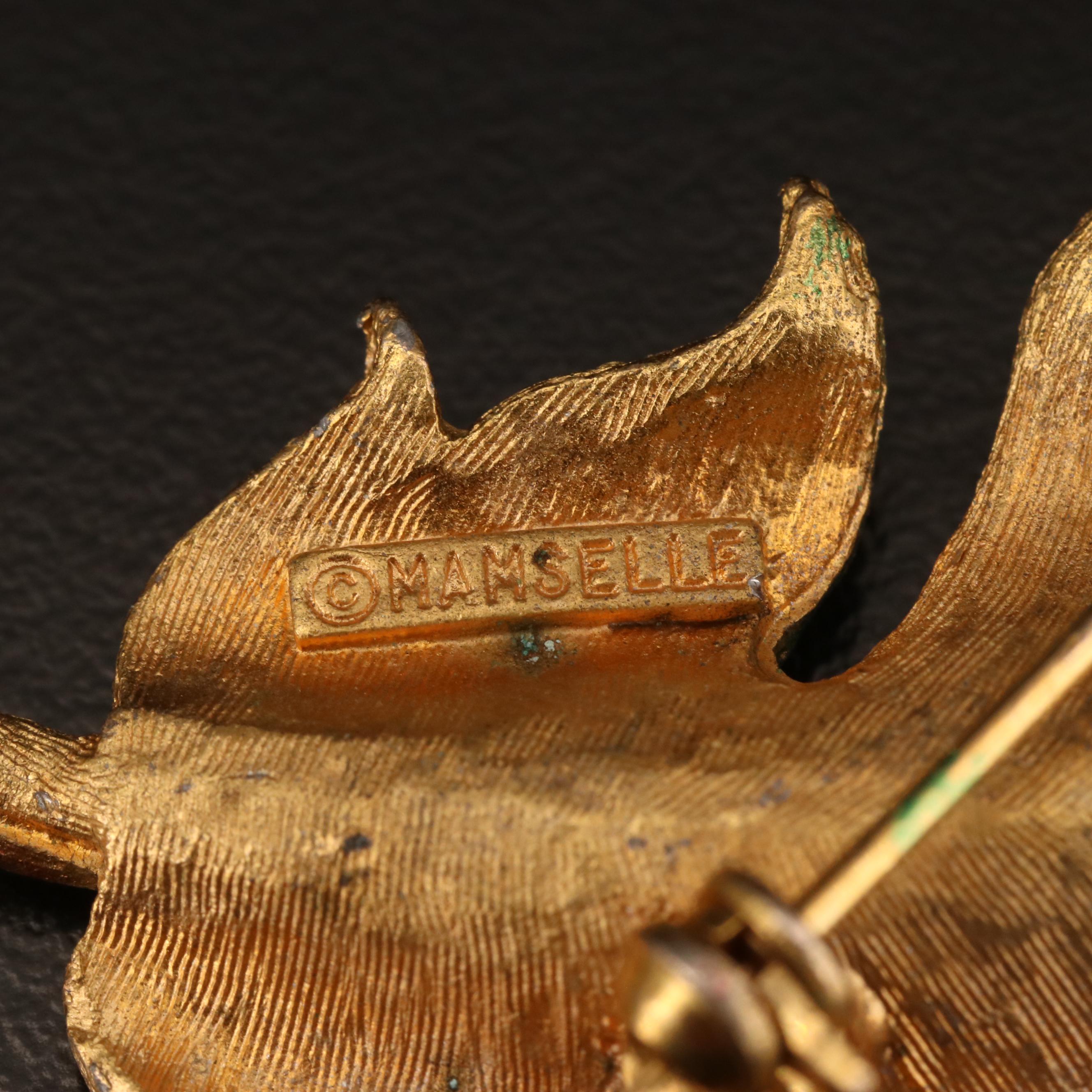 Vintage Costume Jewelry Featuring Mamselle, Napier and Sterling Heart Brooch