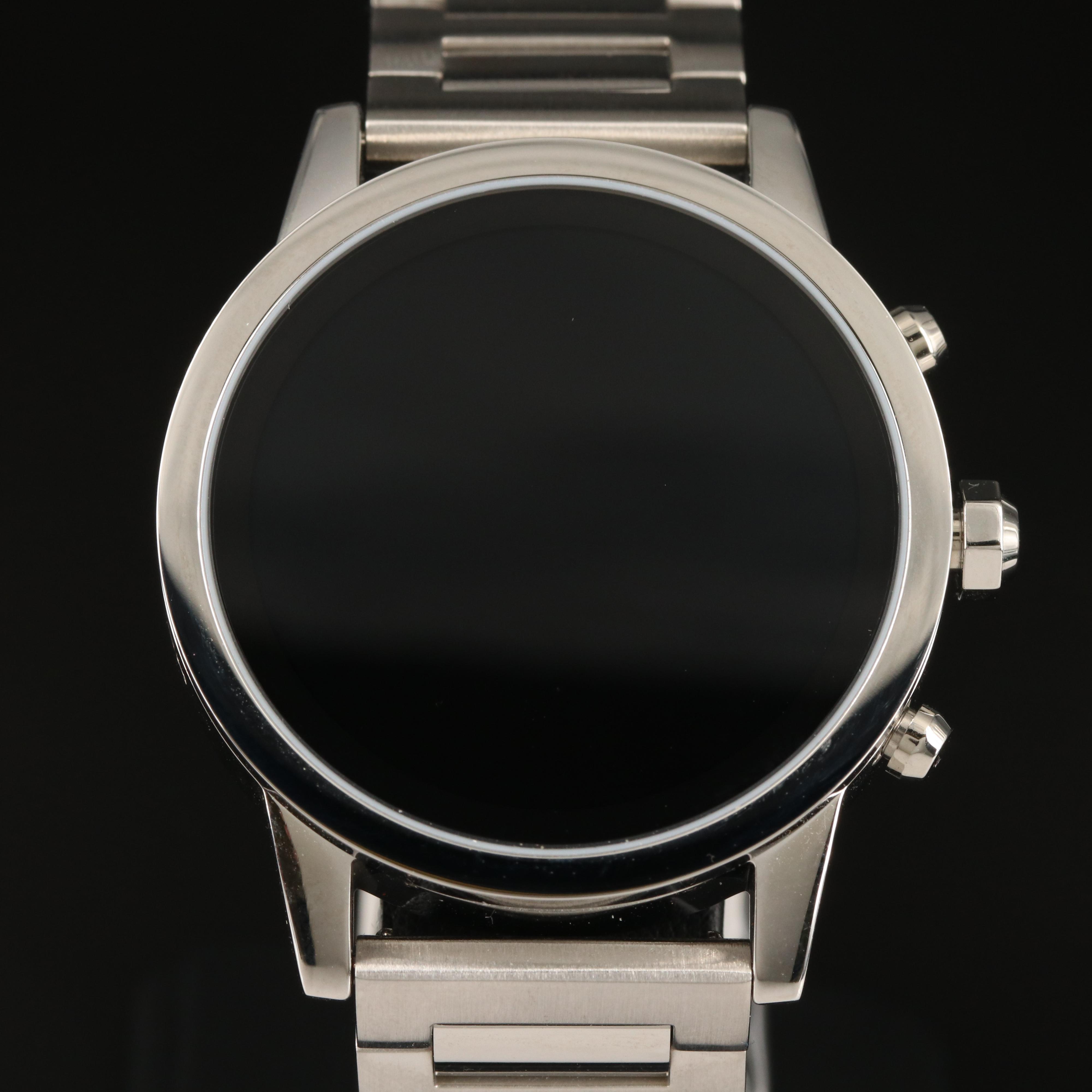 Tory Burch Gigi Tory Track Stainless Steel Touchscreen Smart Watch