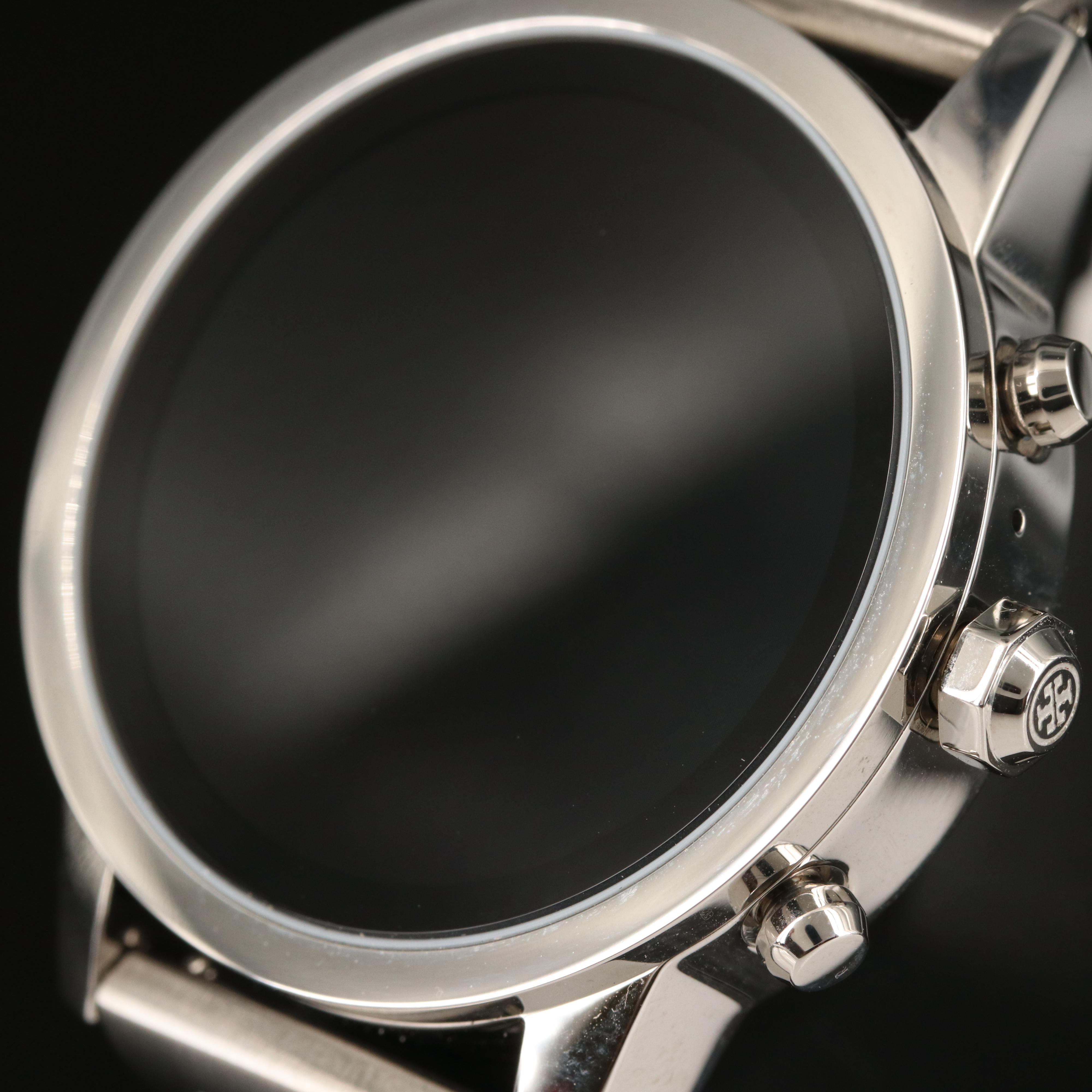 Tory Burch Gigi Tory Track Stainless Steel Touchscreen Smart Watch