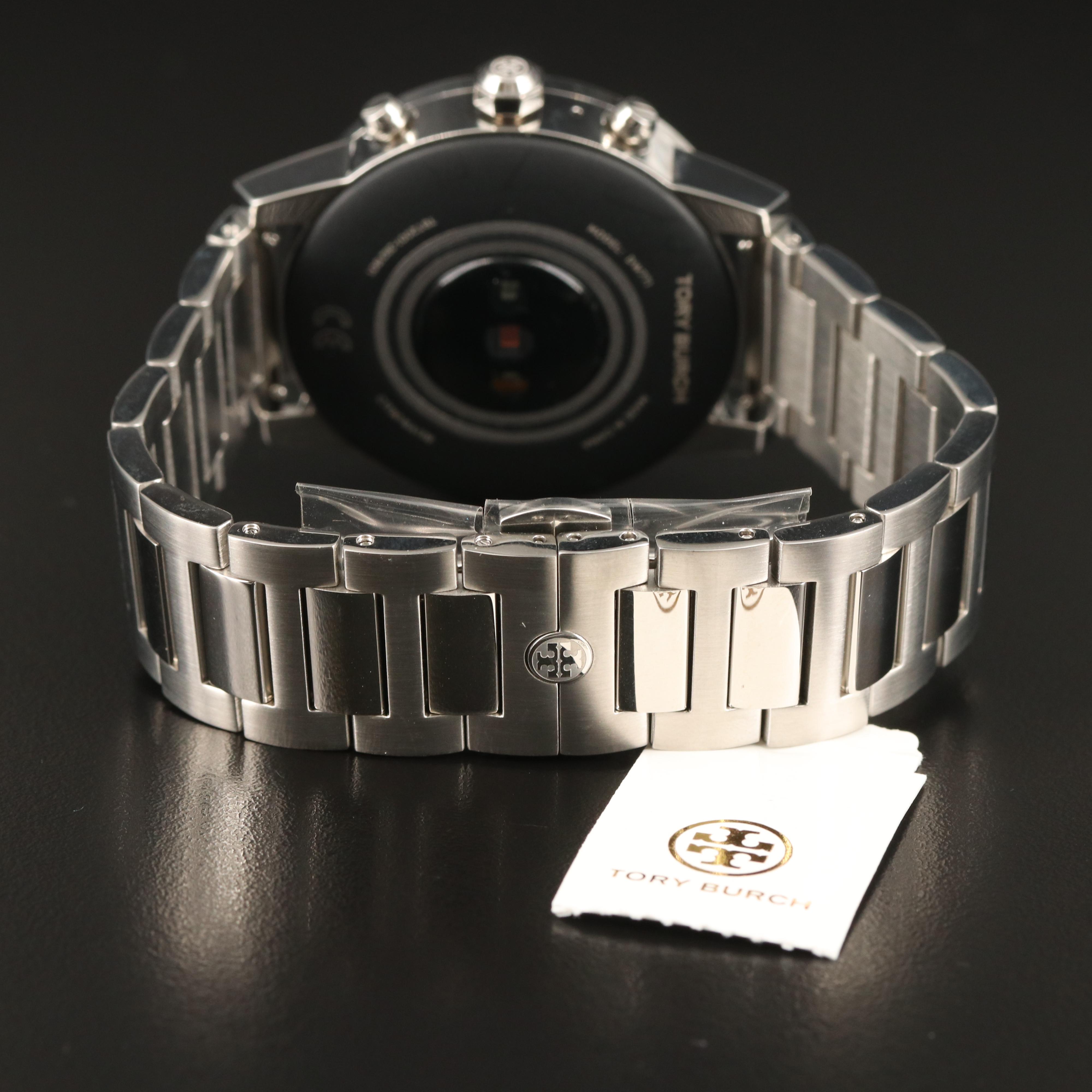 Tory Burch Gigi Tory Track Stainless Steel Touchscreen Smart Watch