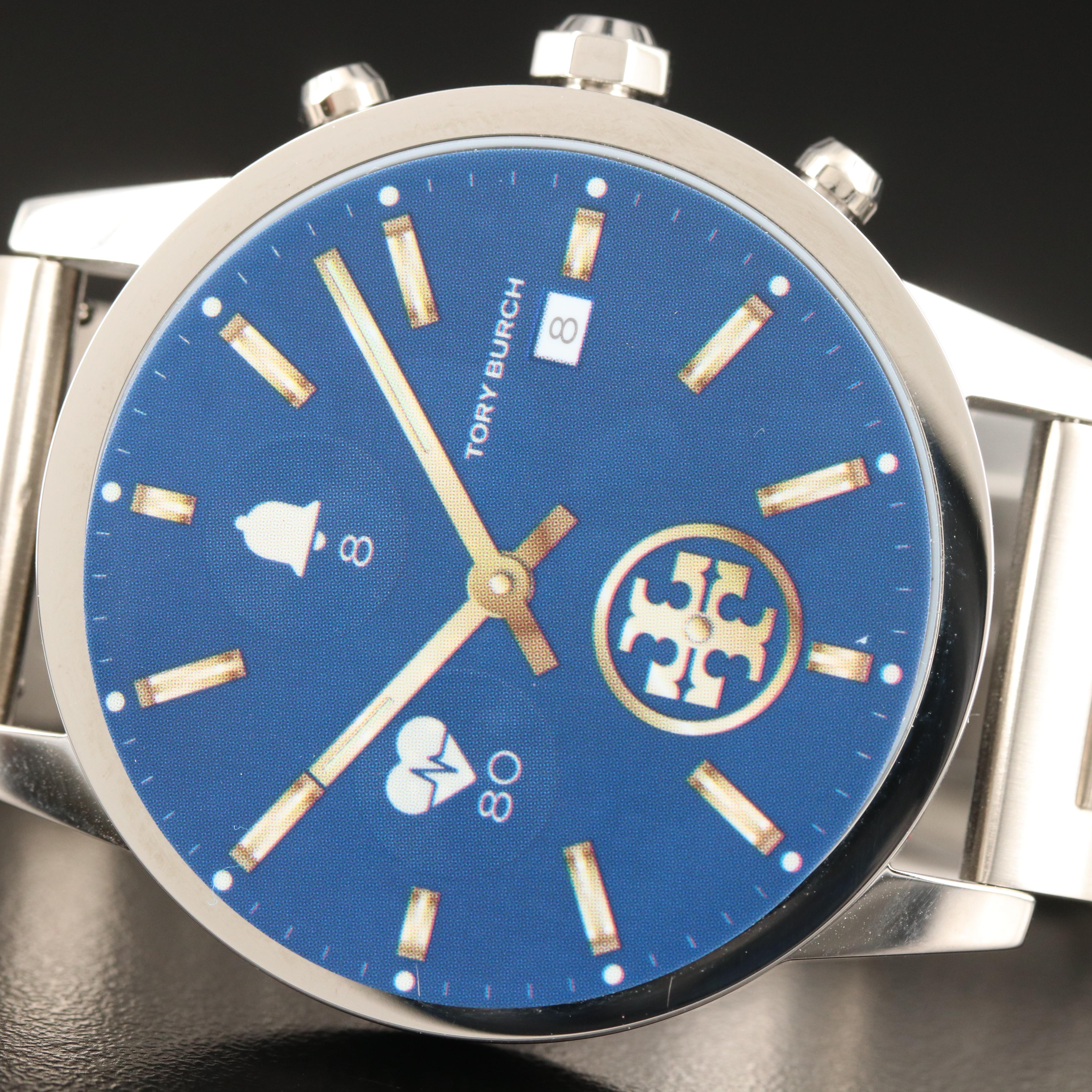 Tory Burch Gigi Tory Track Stainless Steel Touchscreen Smart Watch