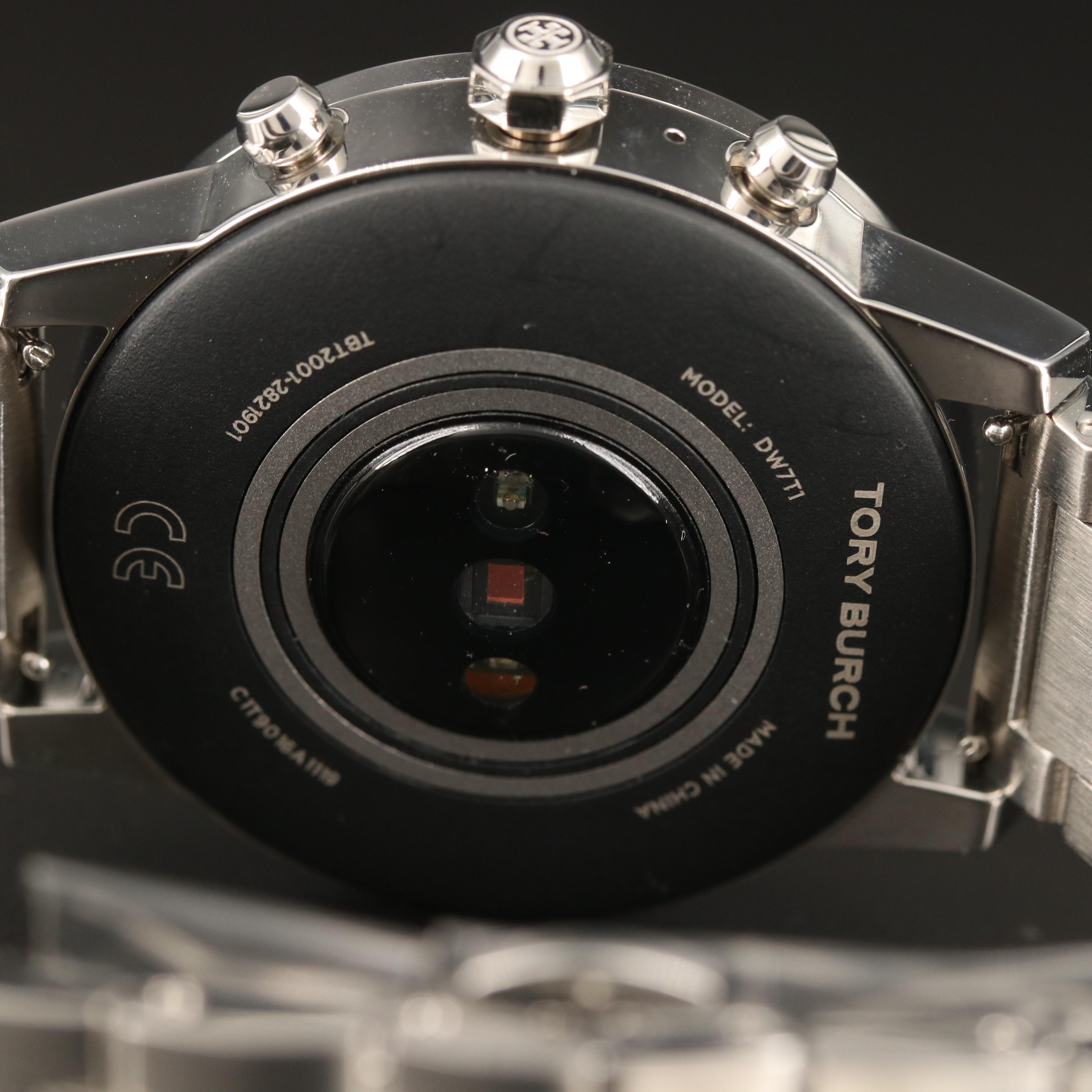 Tory Burch Gigi Tory Track Stainless Steel Touchscreen Smart Watch