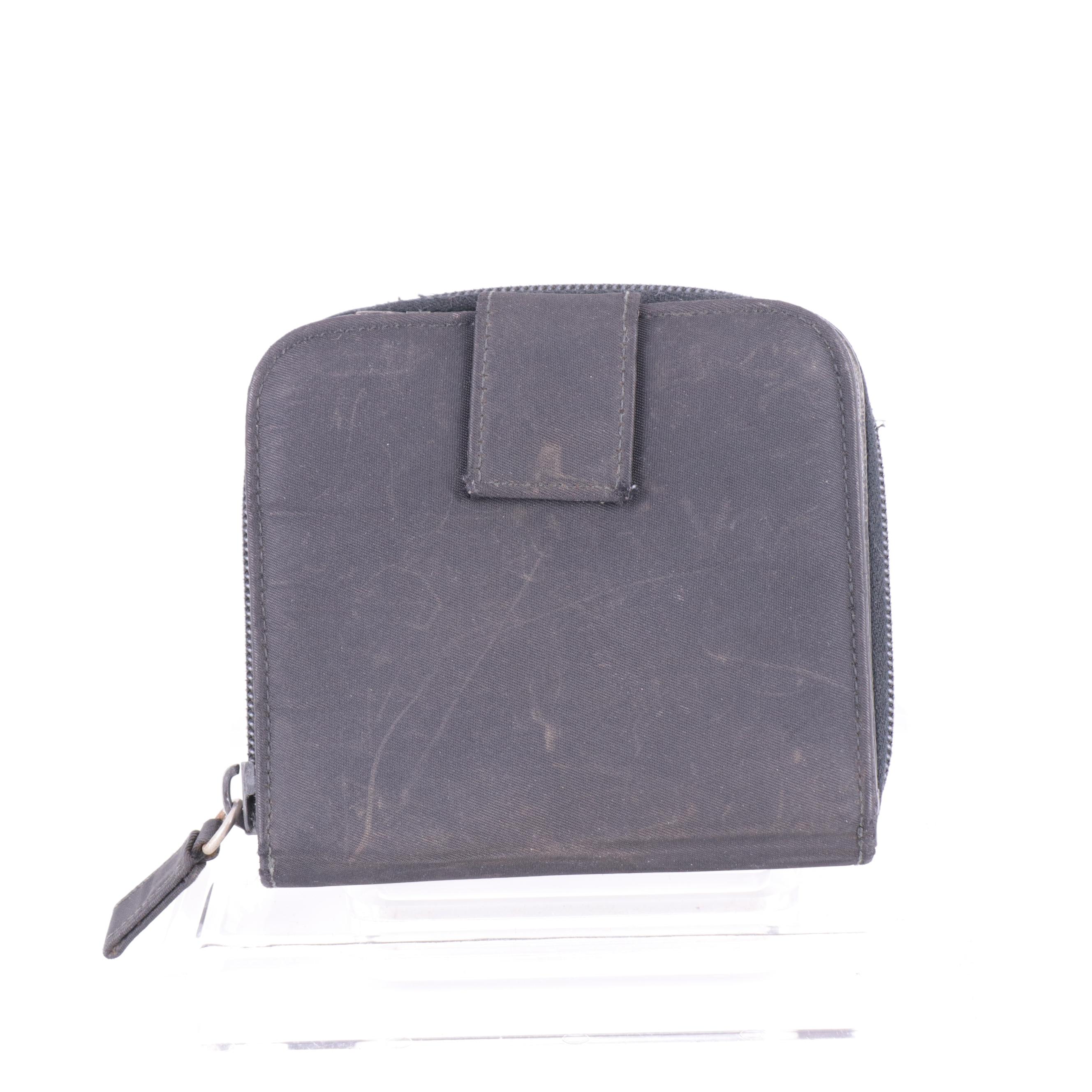 Prada Black Nylon Tessuto Wallet