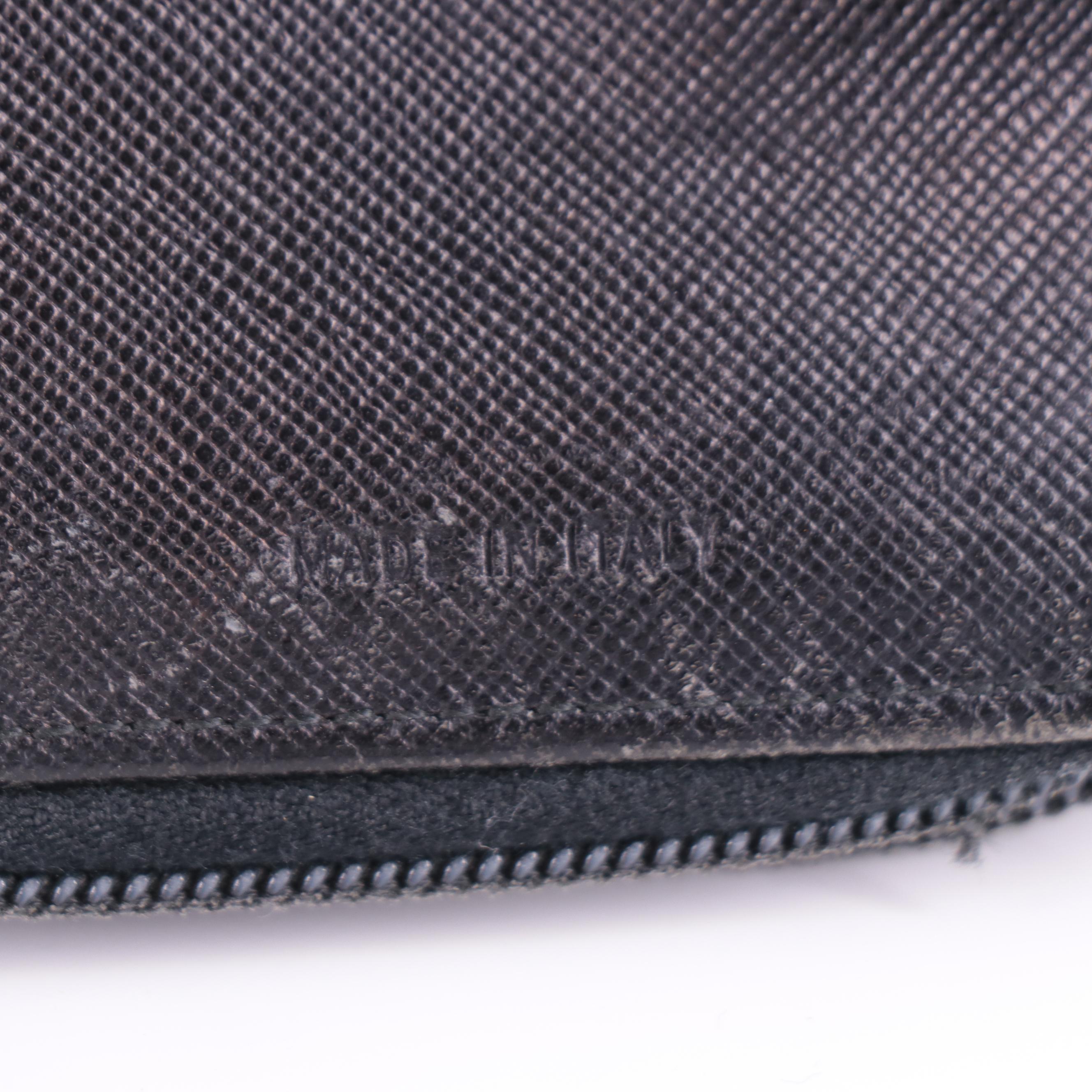 Prada Black Nylon Tessuto Wallet