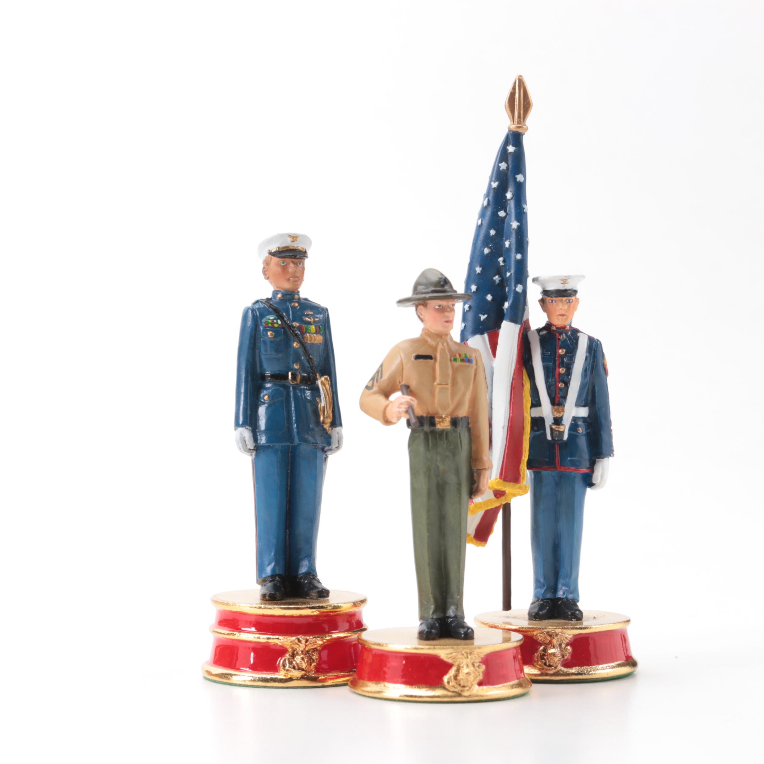 Hamilton Field of Honor US Navy, USMC Chess Set