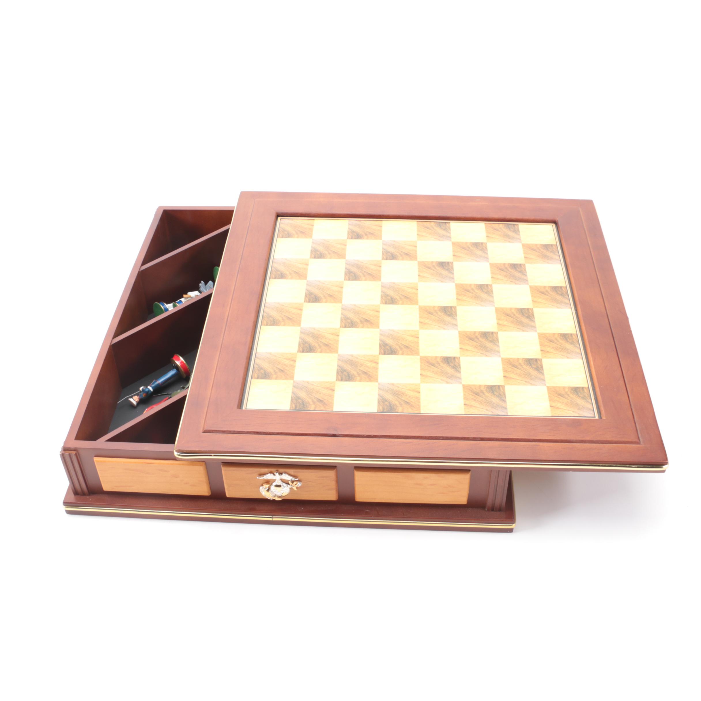 Hamilton Field of Honor US Navy, USMC Chess Set