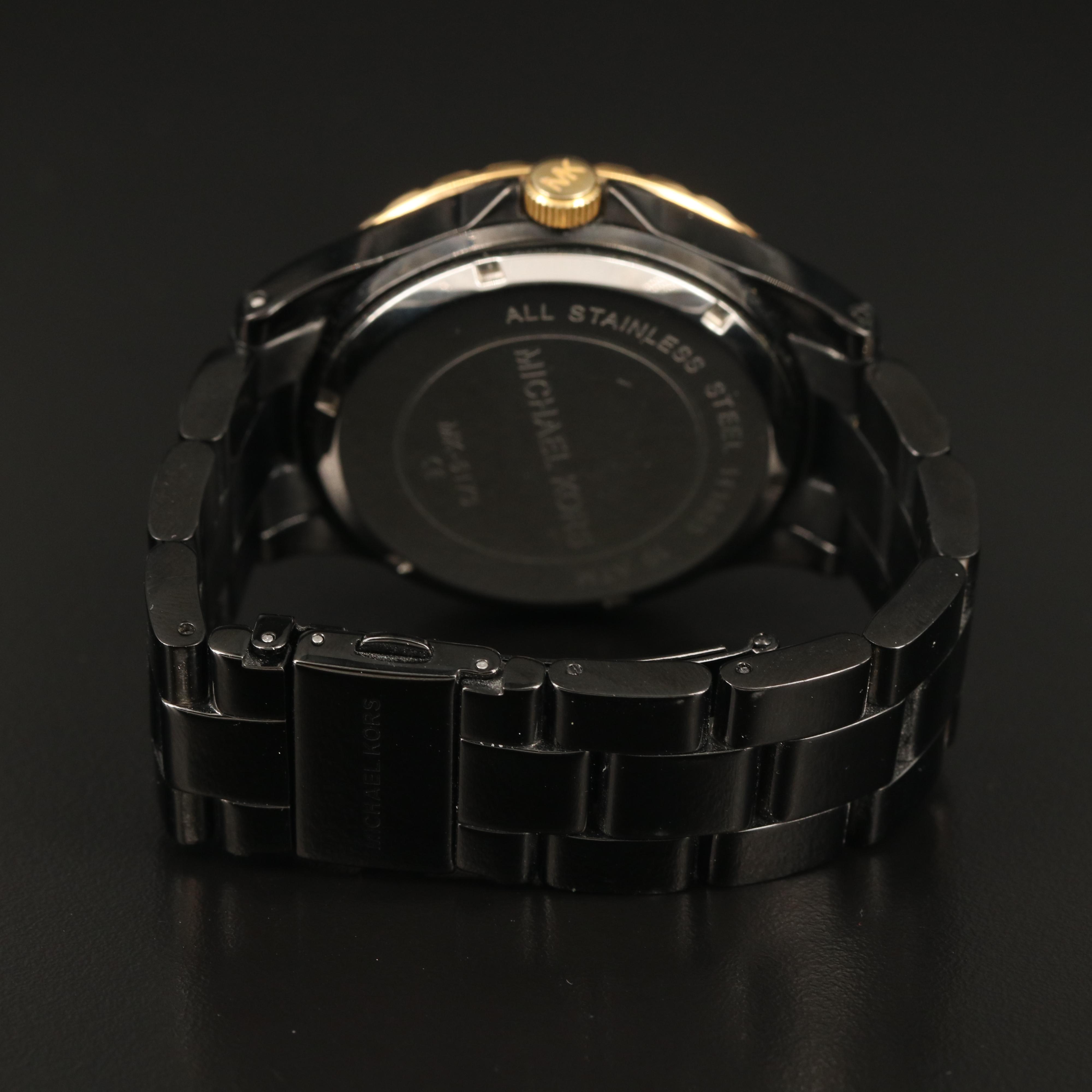 Michael Kors Quartz with Date Stainless Steel Watch