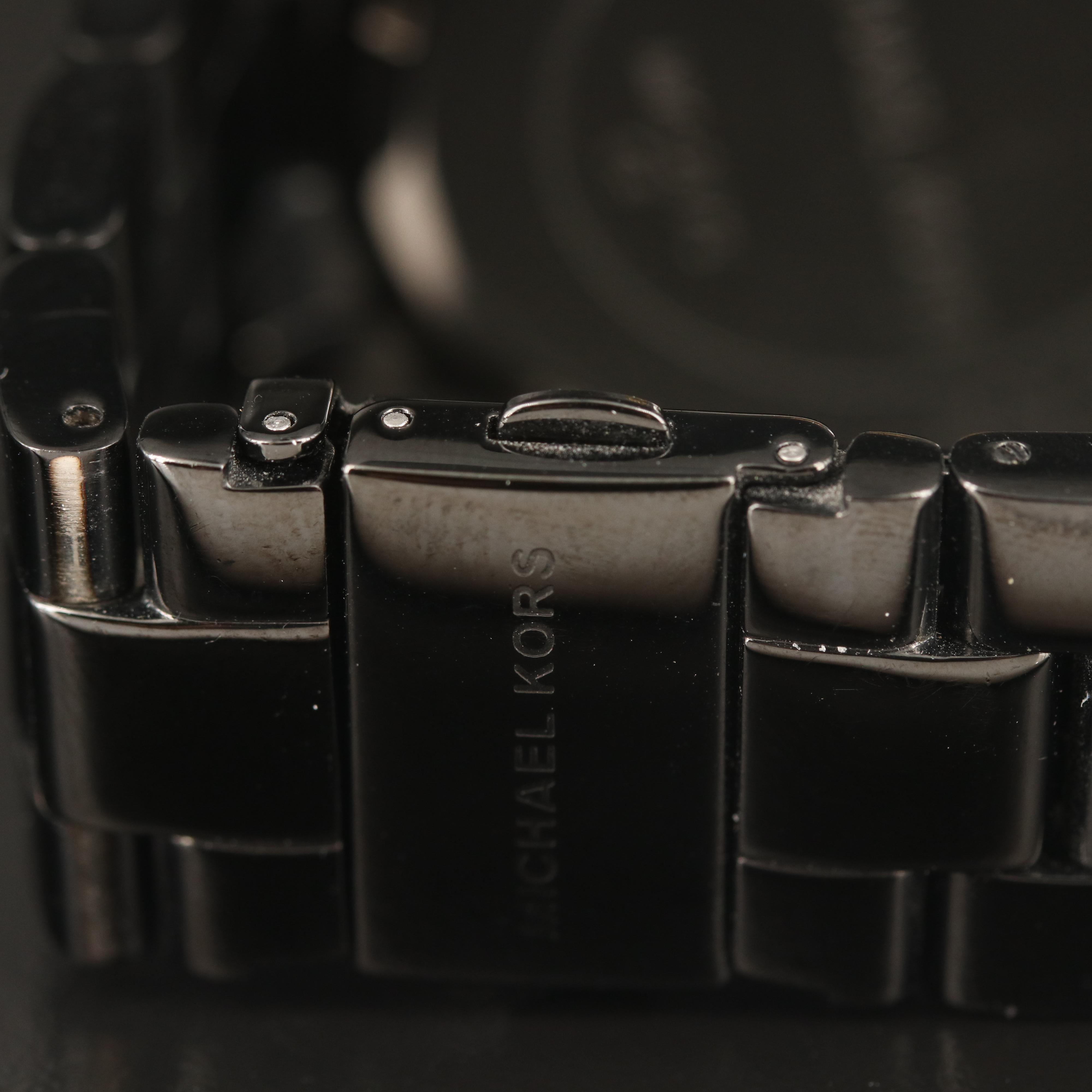 Michael Kors Quartz with Date Stainless Steel Watch