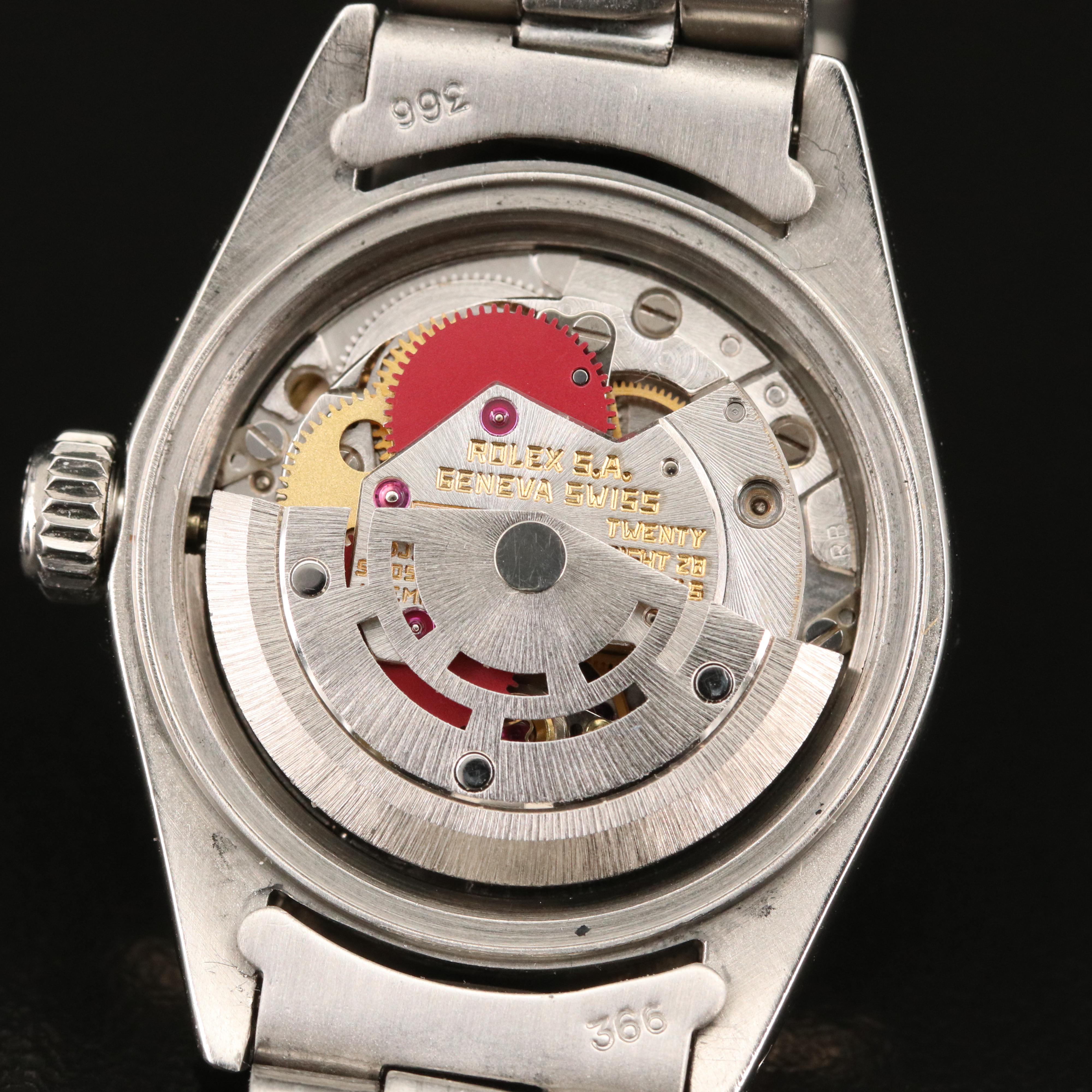 1978 Rolex "Datejust" Diamond Dial and Bezel Stainless Steel Watch