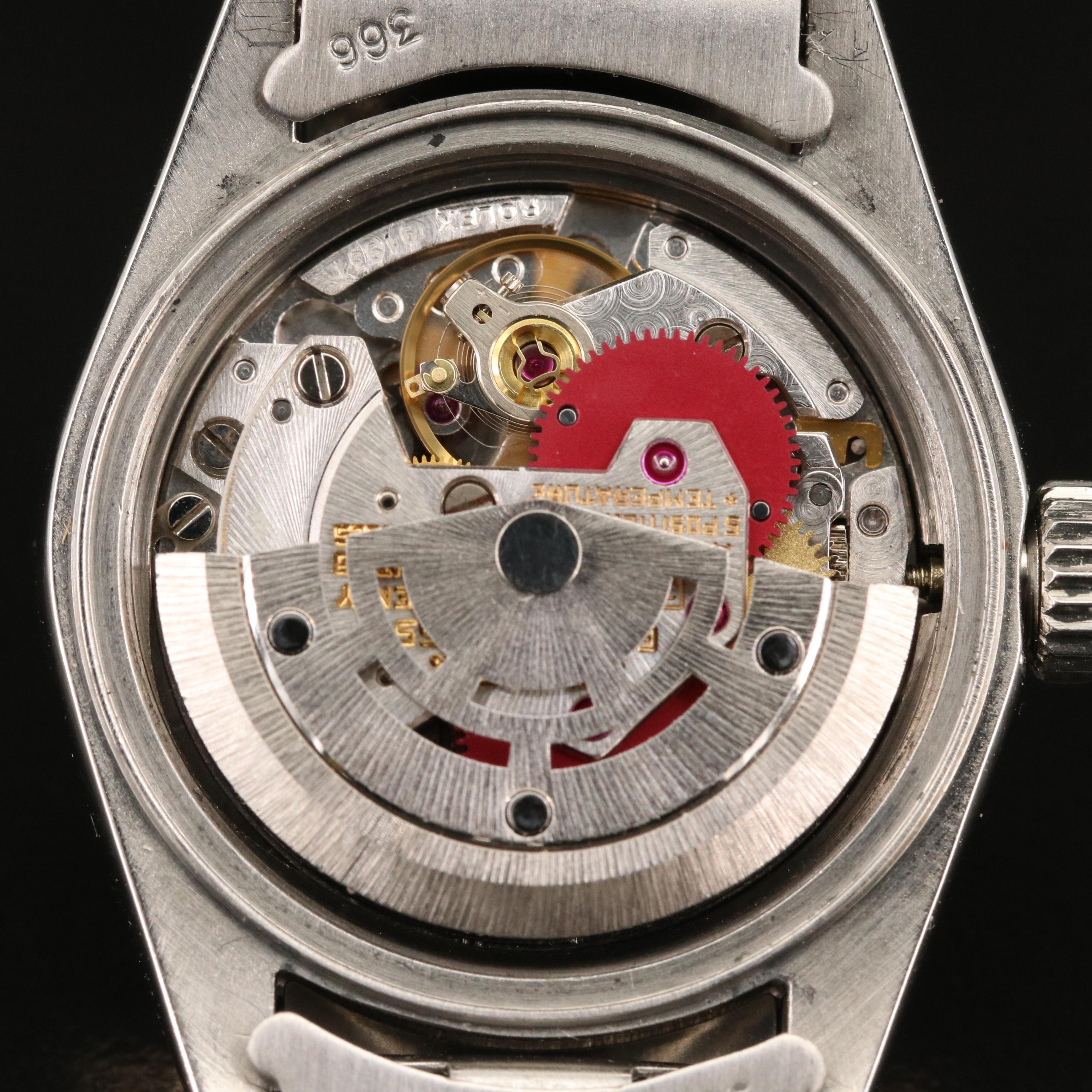 1978 Rolex "Datejust" Diamond Dial and Bezel Stainless Steel Watch