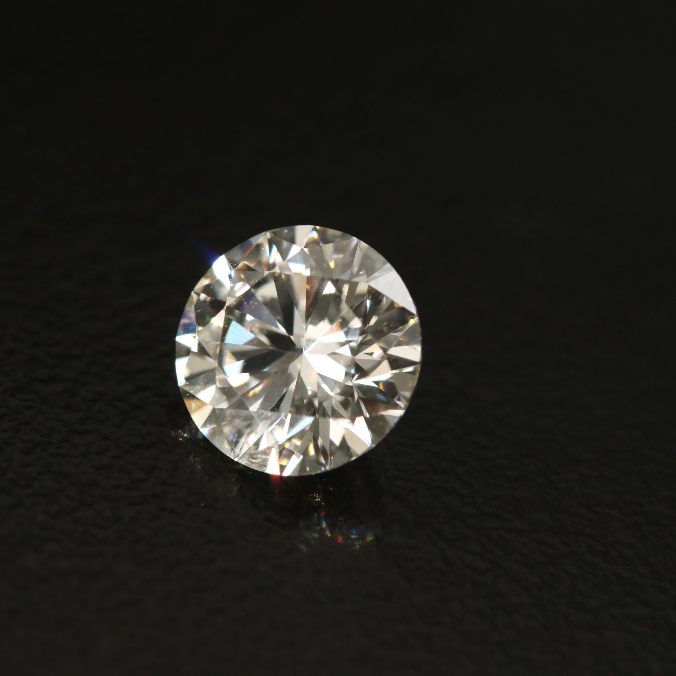 Loose 2.00 CT Lab Grown Round Brilliant Diamond